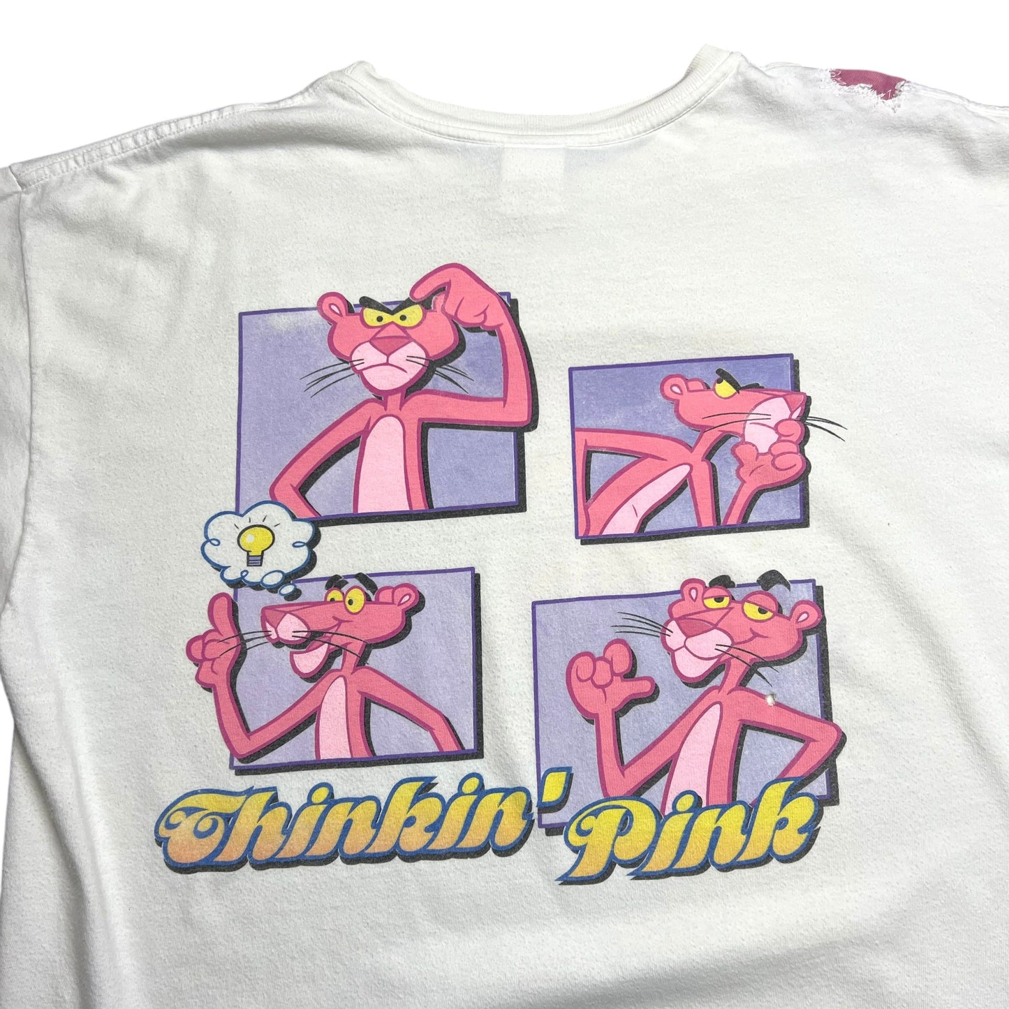 2001 Pink Panther Repaired T-shirt - XL