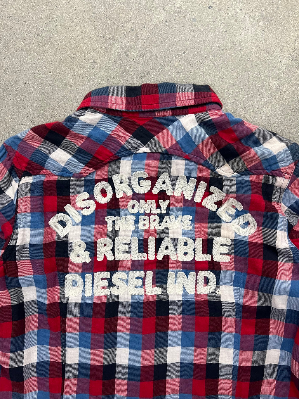 Diesel Plaid Button-Up Shirt - S