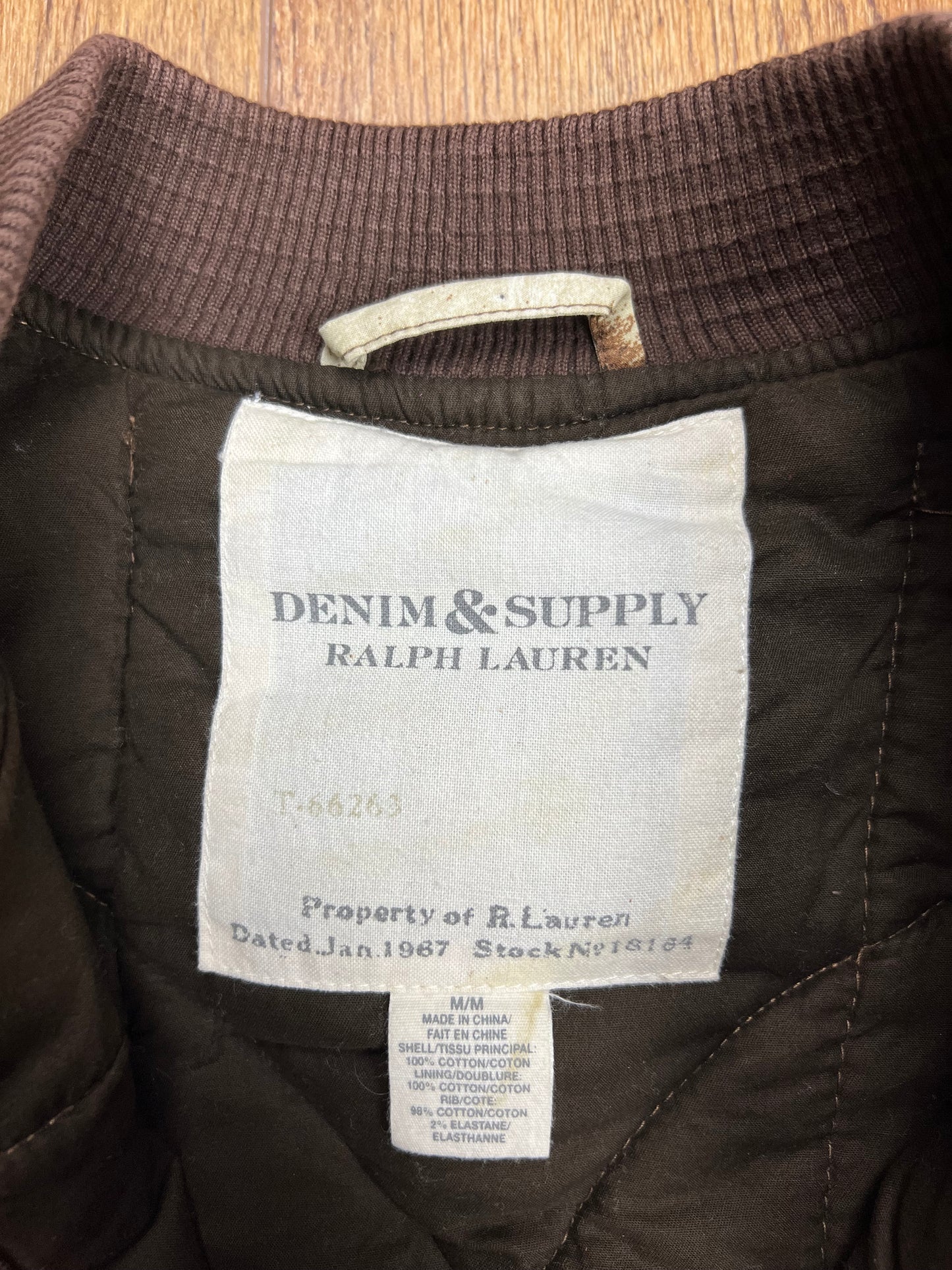 Ralph Lauren Denim & Supply Quilted Cow Puffer ￼Vest - L