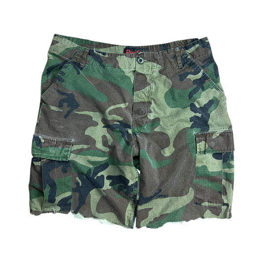 Prestige Woodland Camo Cargo Shorts - 36"