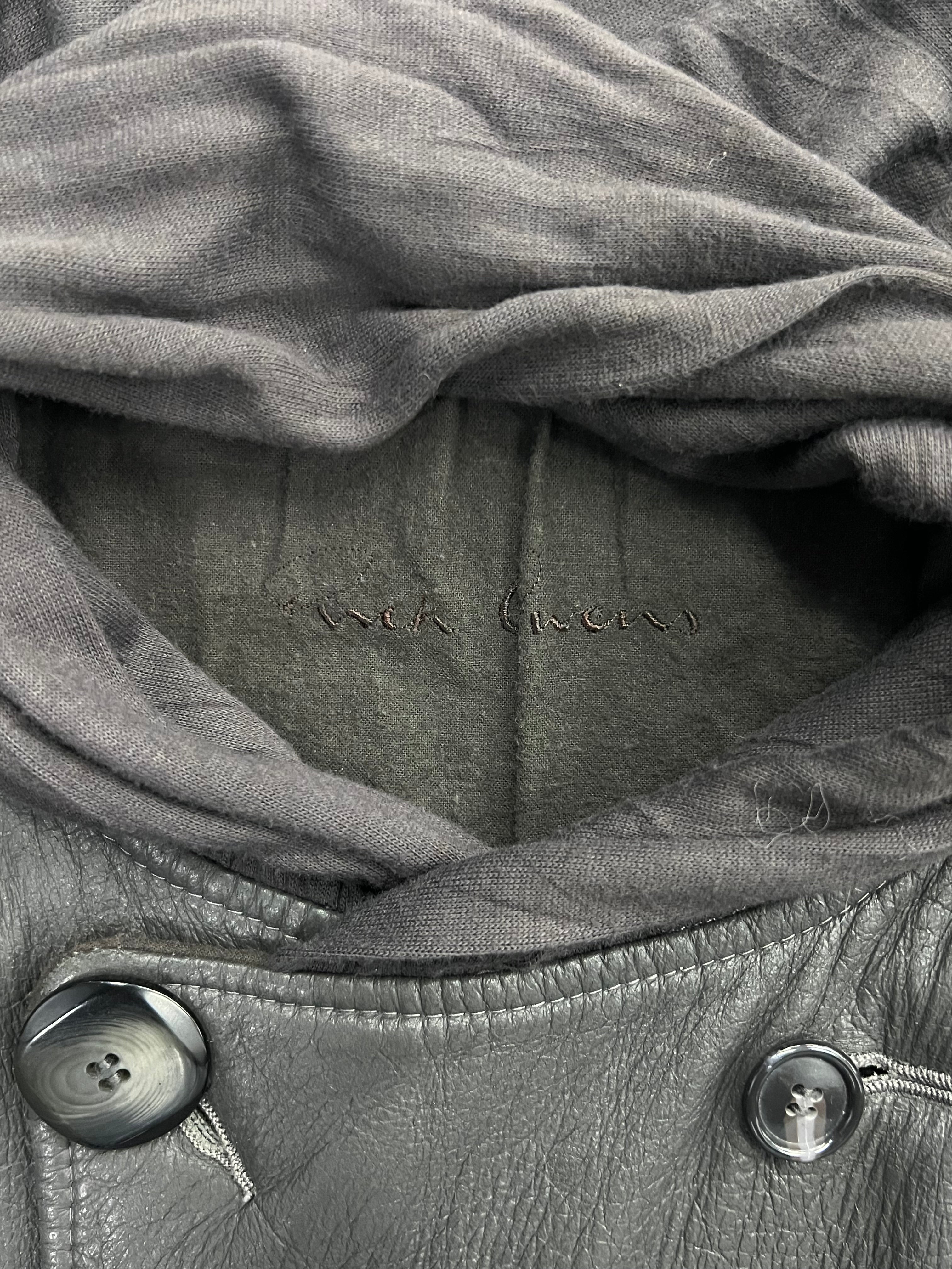Rick Owens FW04 Lambskin Leather Coat - 6