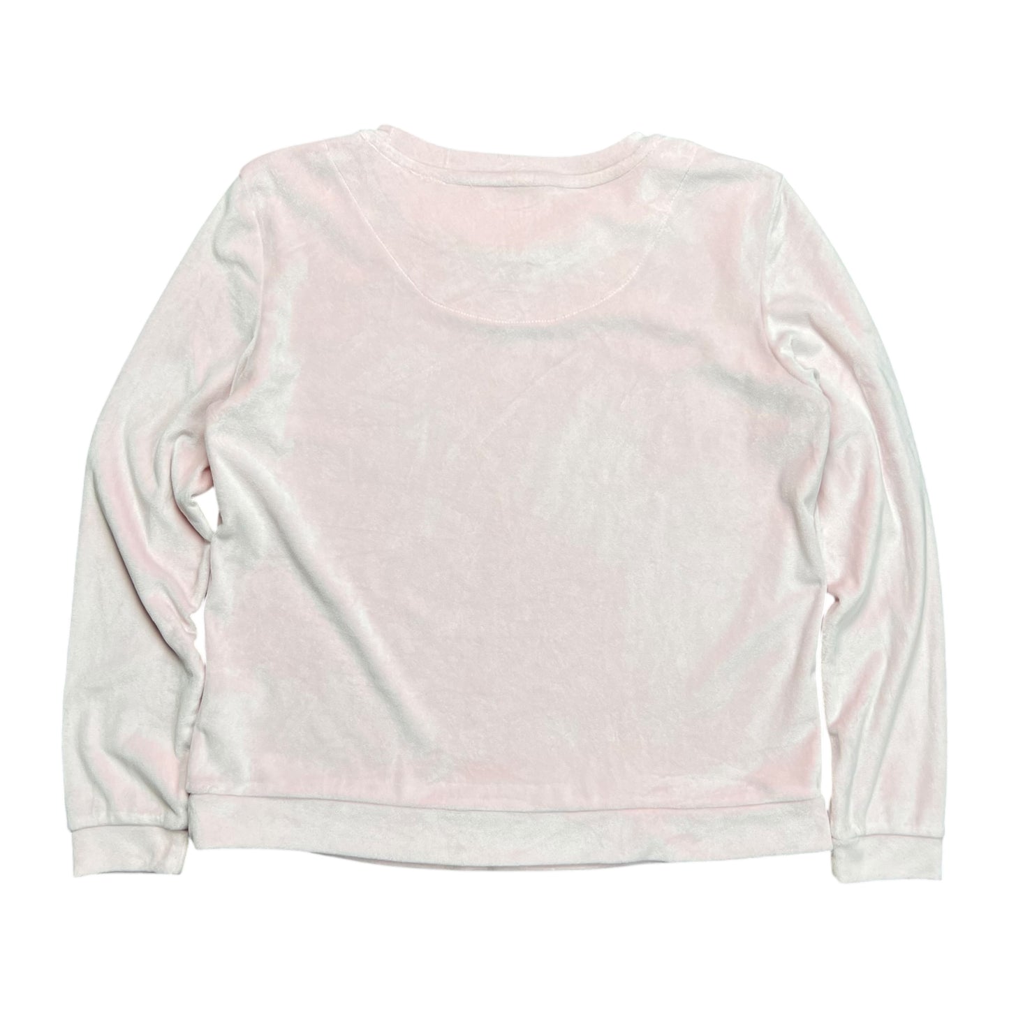 Juicy Couture Pink Velour Long-sleeve - S