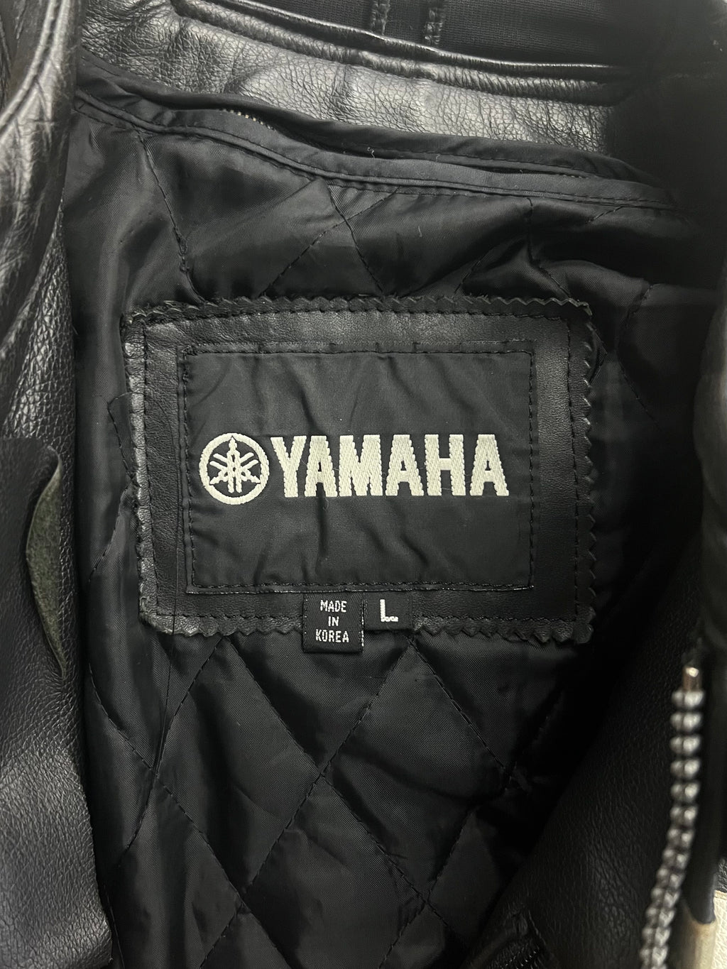 Yamaha Leather Motorcycle Jacket - L