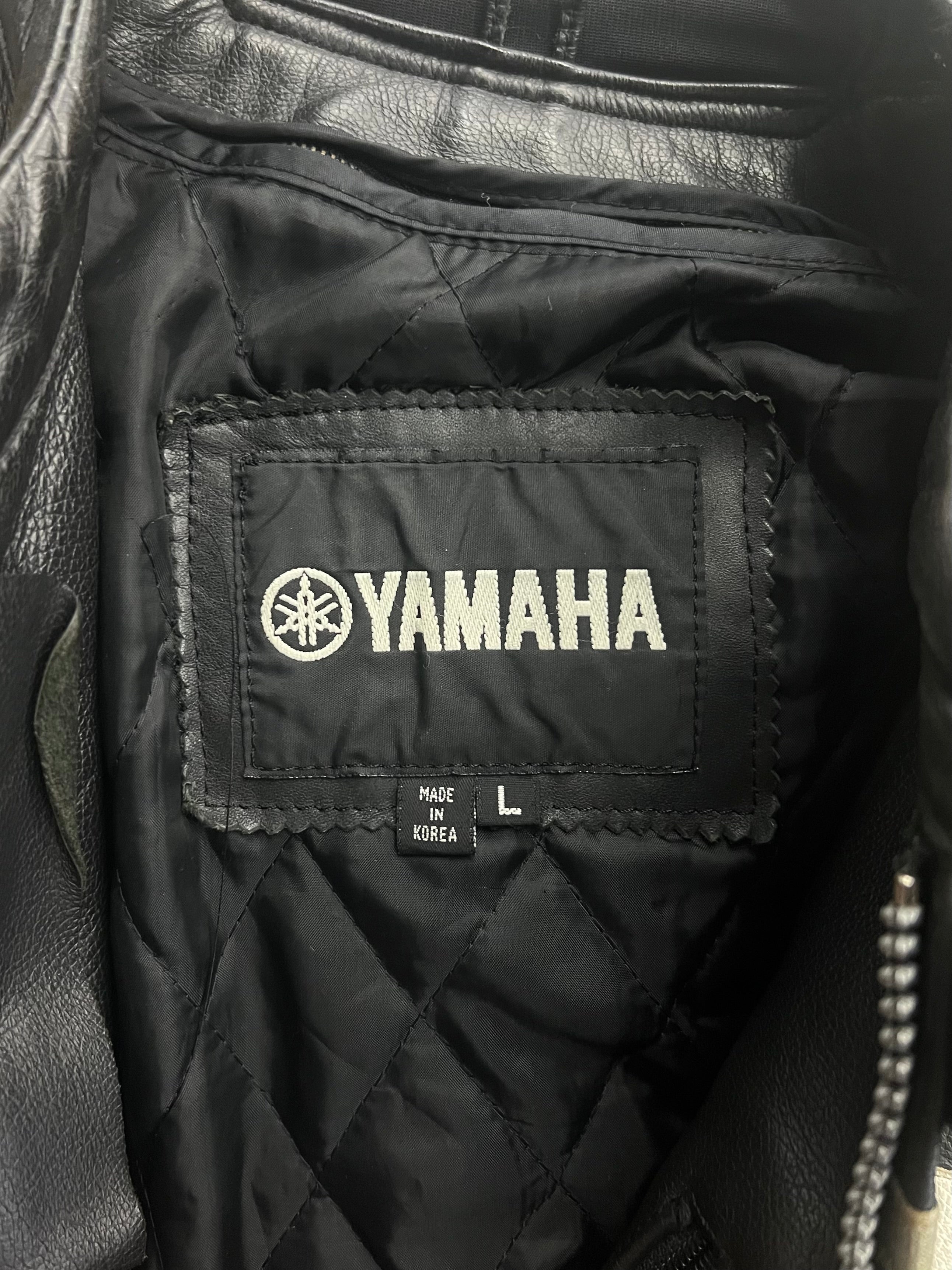 Yamaha Leather Motorcycle Jacket - L