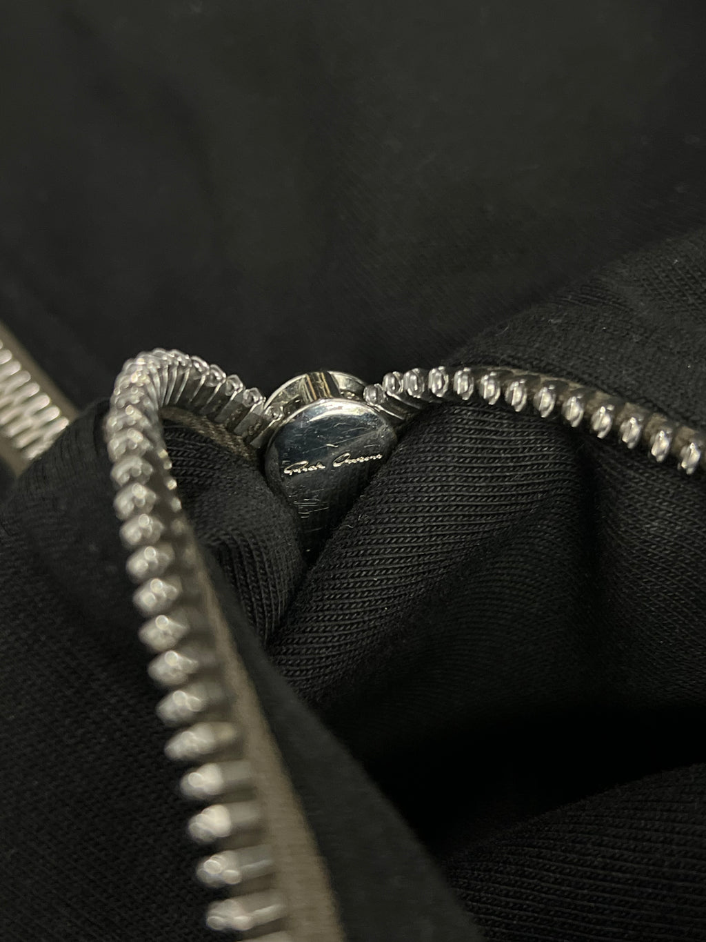 Rick Owens FW22 Bauhaus Asymmetrical Zip Jacket - L