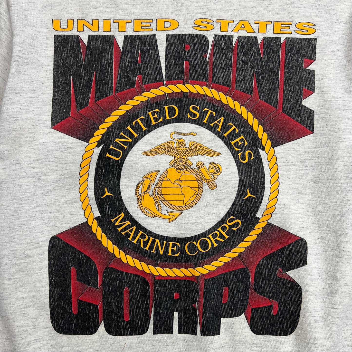 United States Marine Corps 3D Font T-shirt - M