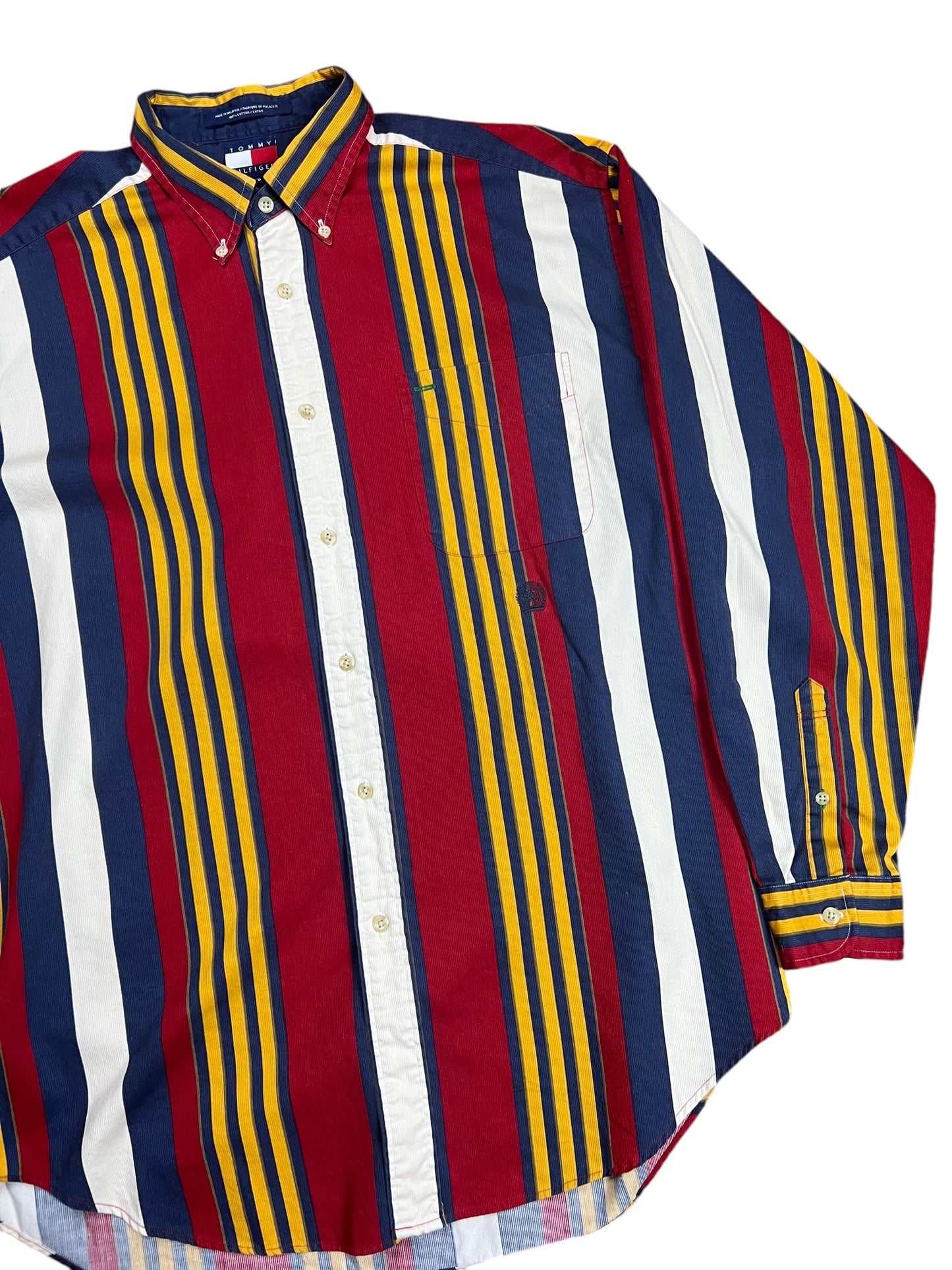 Tommy Hilfiger Striped Button-up Shirt - XL