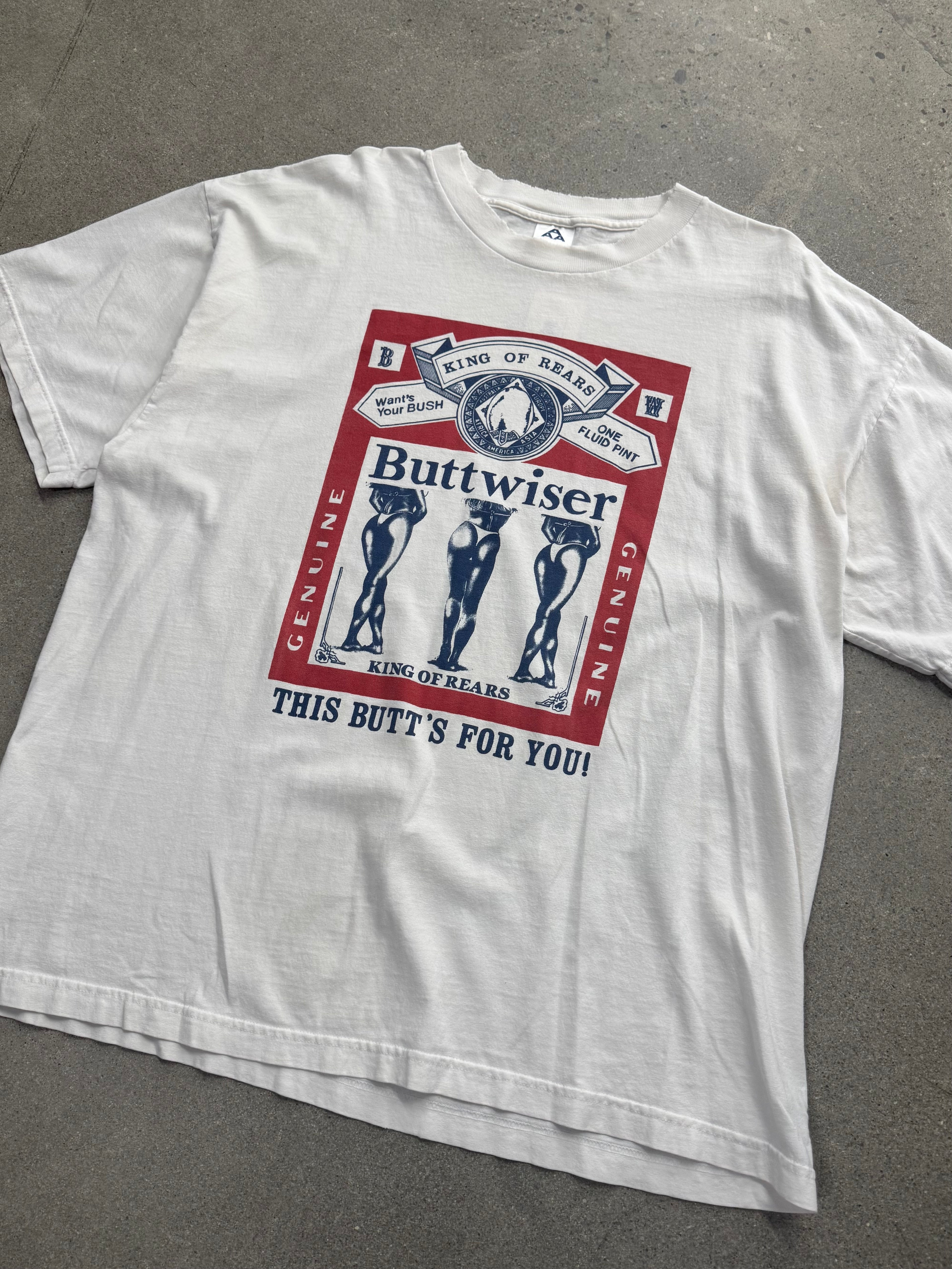 T-Shirt Parodie Buttwiser King Of Rears - XL