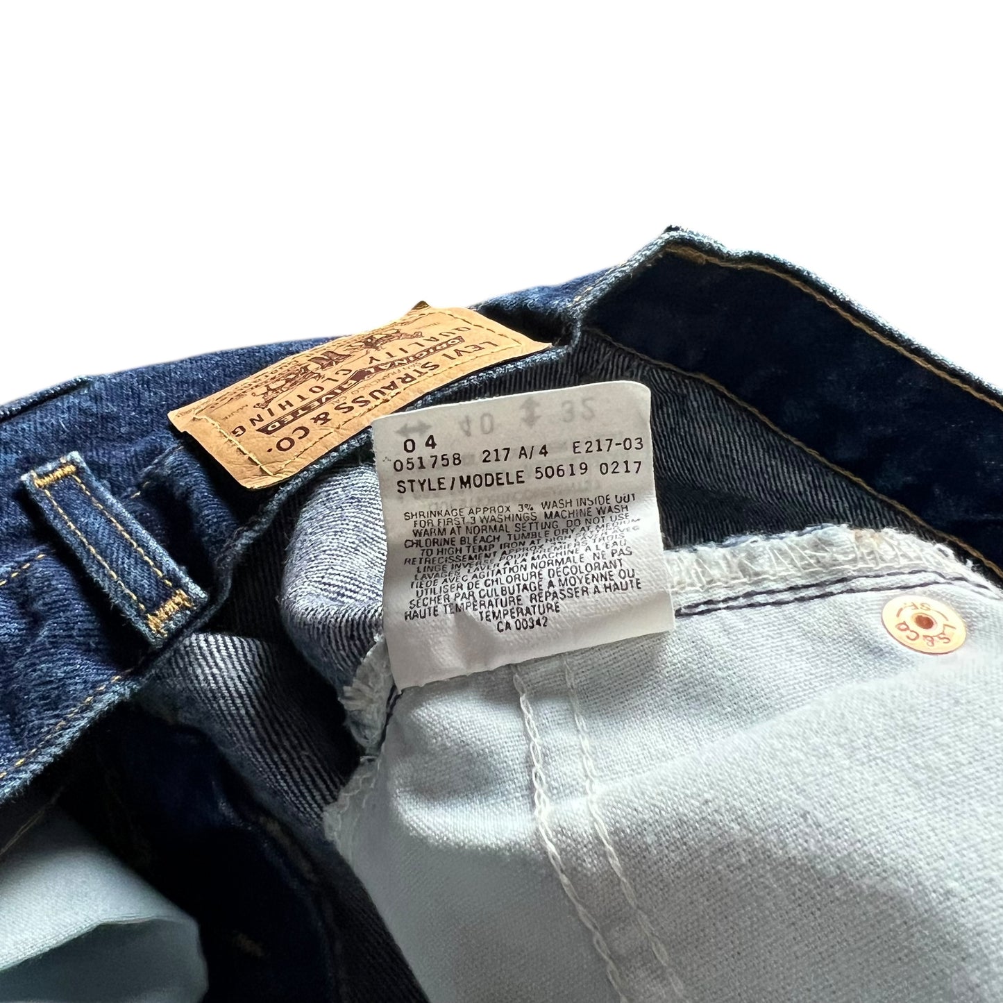 Levi’s Orange Tab Blue Jeans - 38”