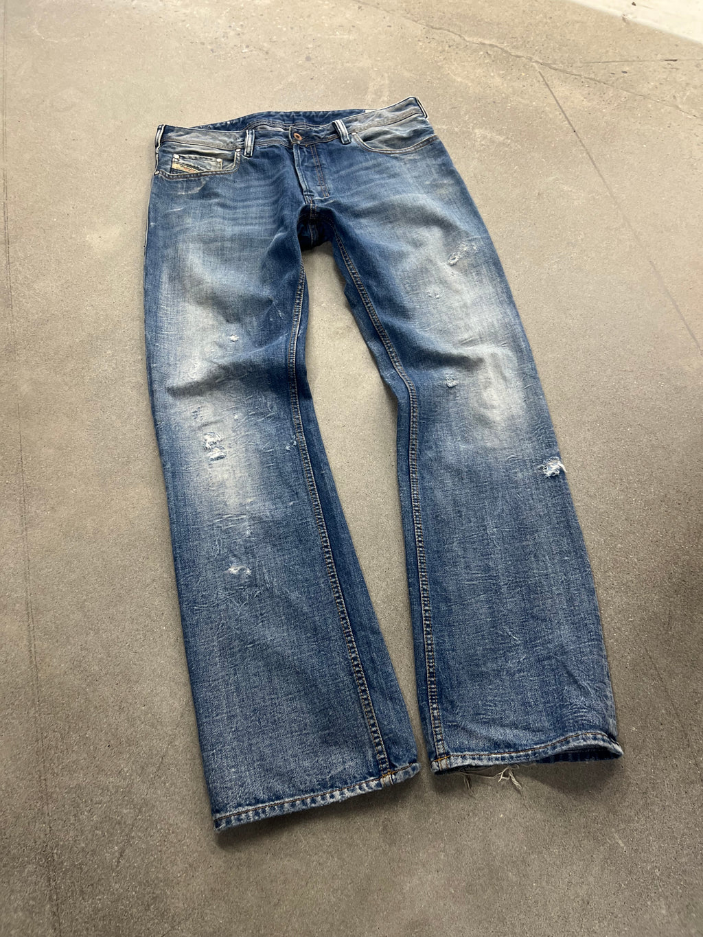 Diesel Distressed Italian Jeans - 36”
