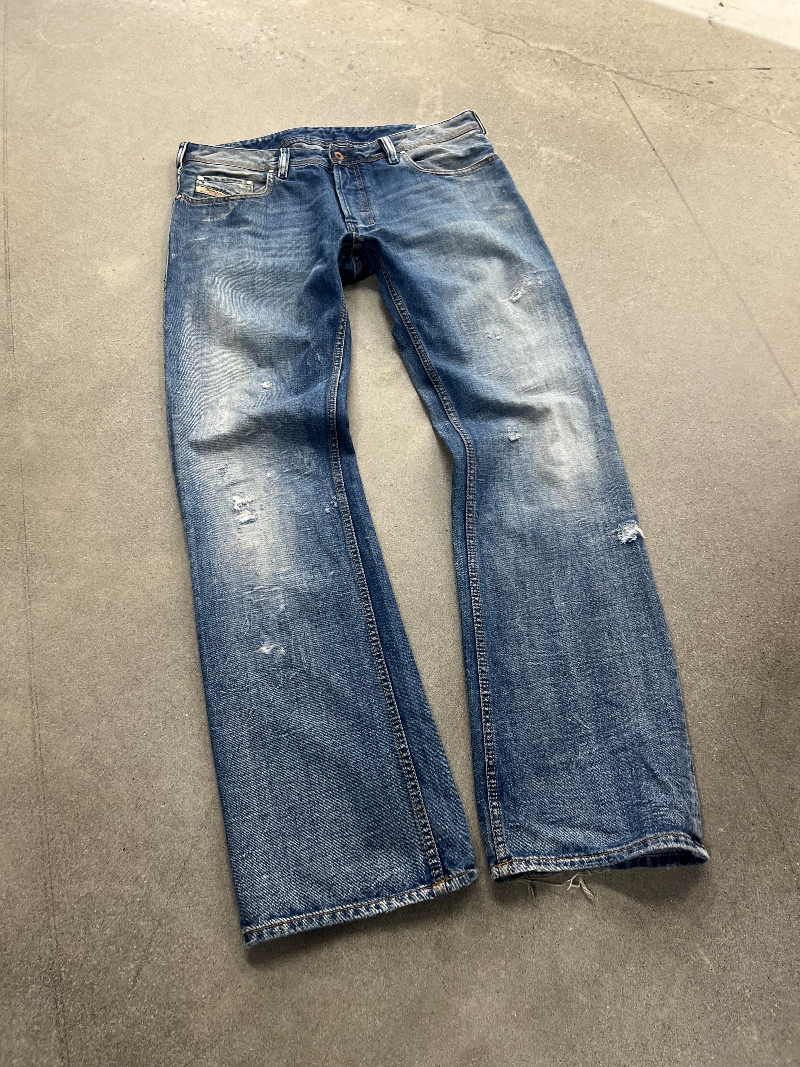 Diesel Distressed Italian Jeans - 36”