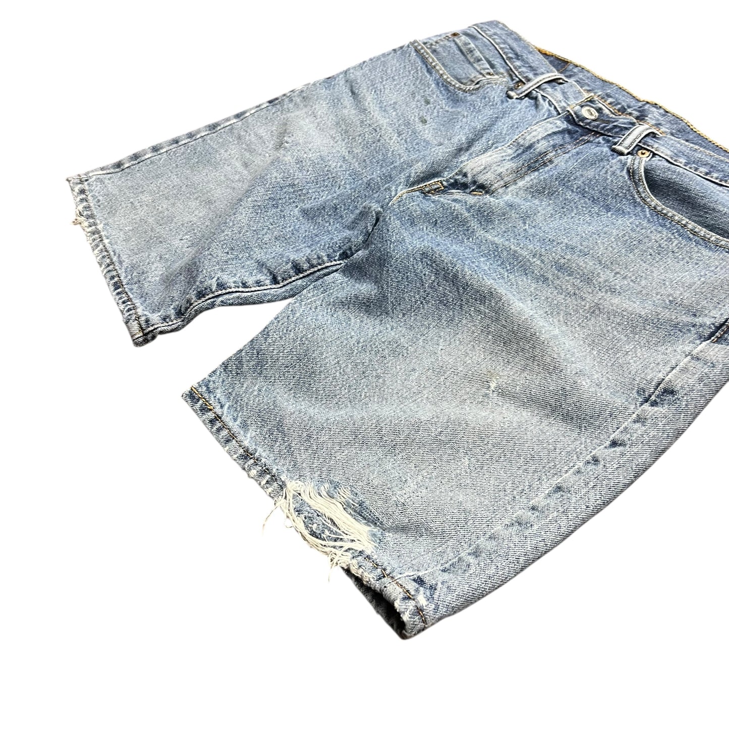 Levi's 505 Faded Blue Jean Shorts - 34"