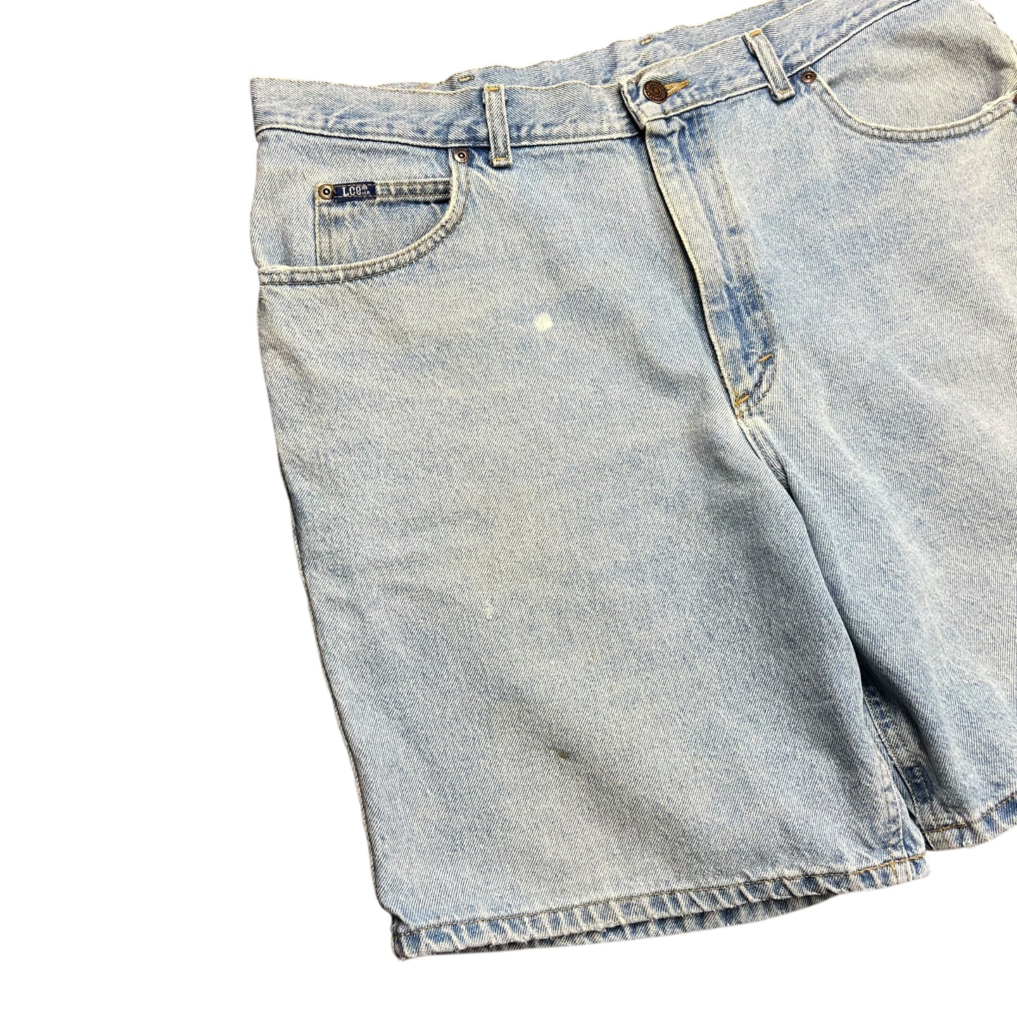 Lee Light Wash Baggy Jean Shorts - 38"