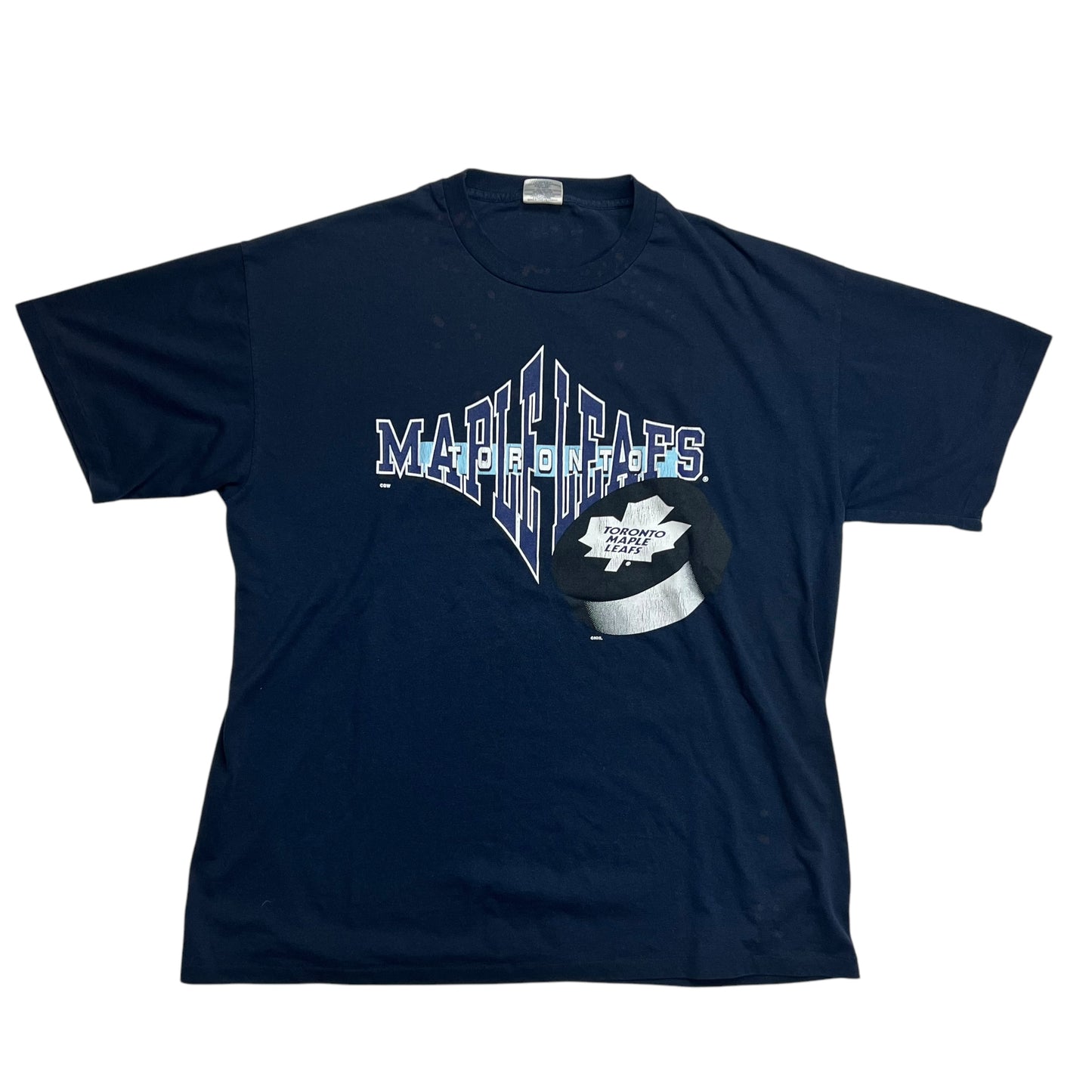Toronto Maple Leafs Puck T-shirt - L