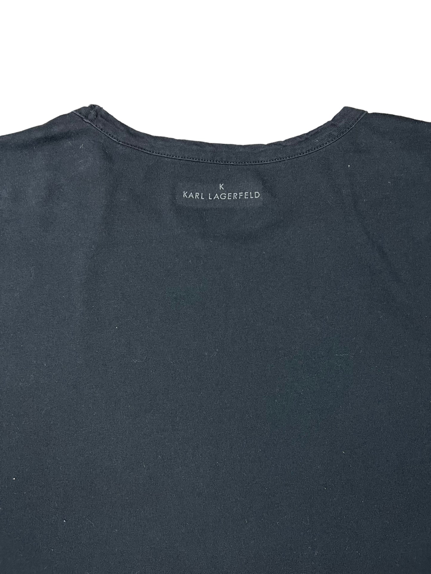 Karl Lagerfeld Polkadot Portrait T-shirt - L