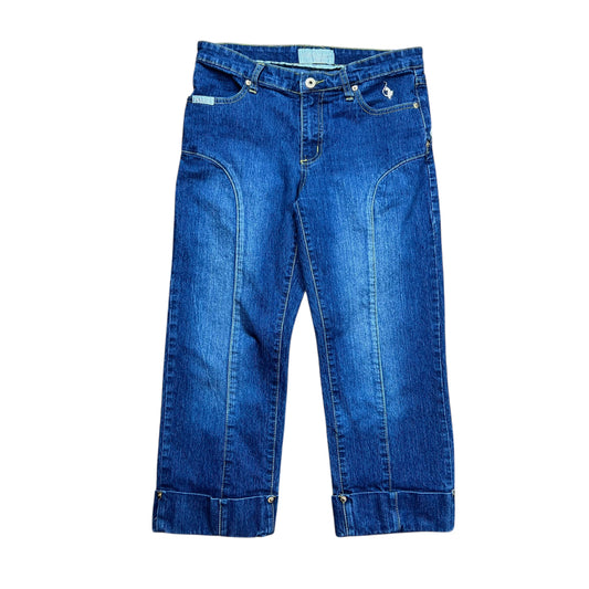 Baby Phat Faded Blue Capri Jeans - 30”