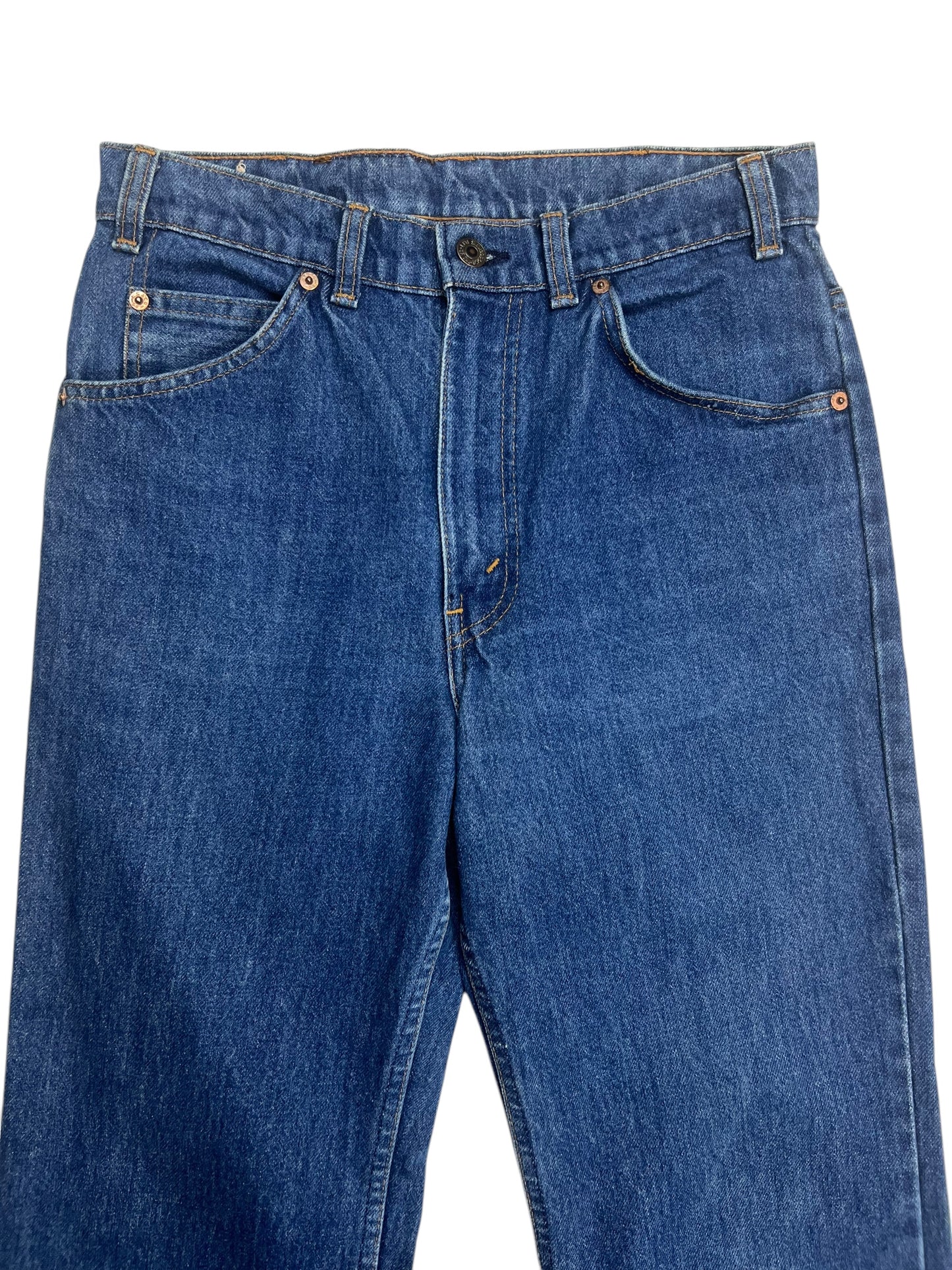 Levi’s Western Orange Tab Blue Jeans - 28”