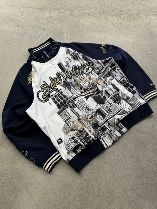 Mark Ecko Unltd. Baggy Full-Zip City Sweatshirt - L