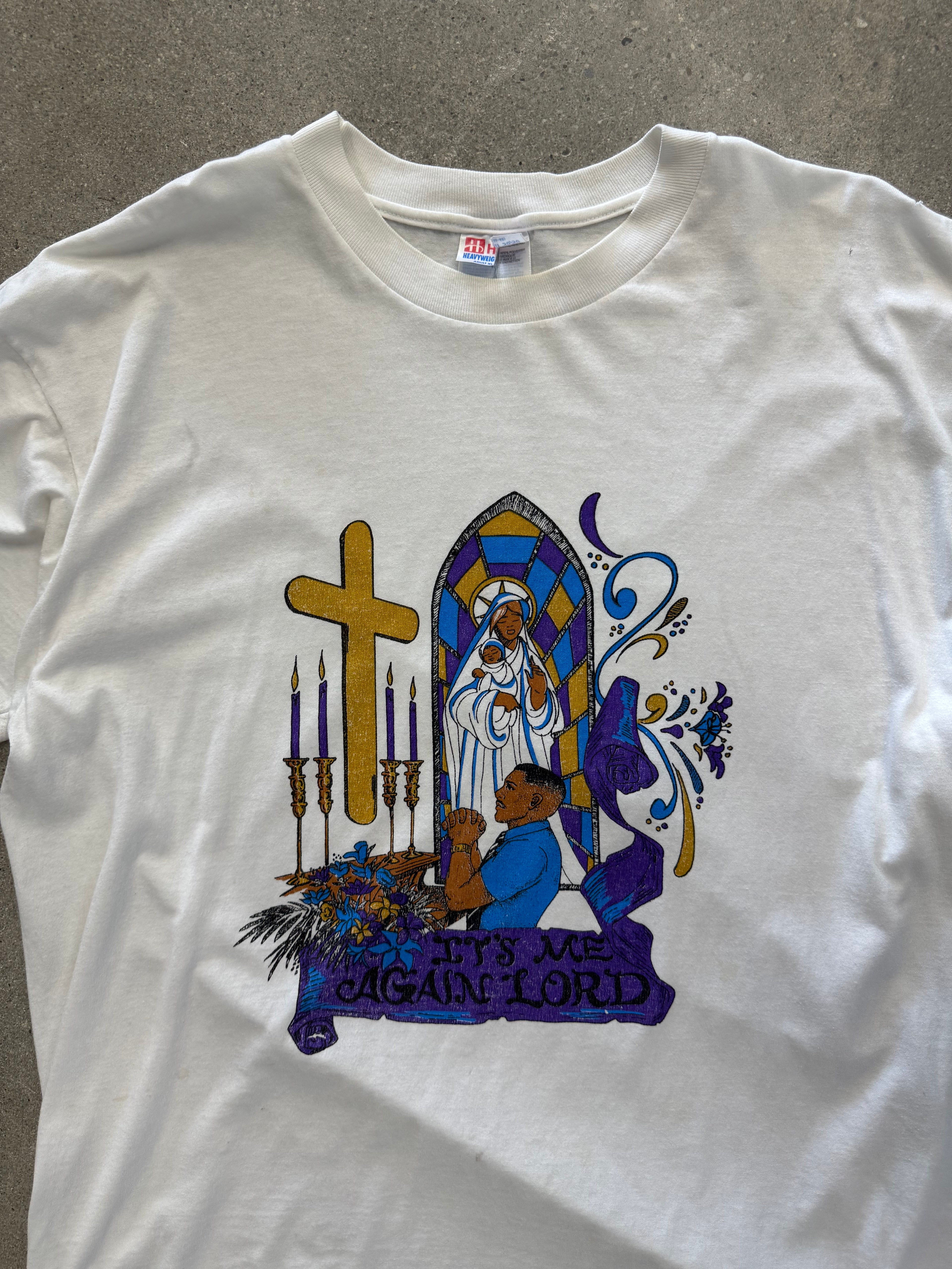 It’s Me Again Lord Praying Jesus T-Shirt - XL