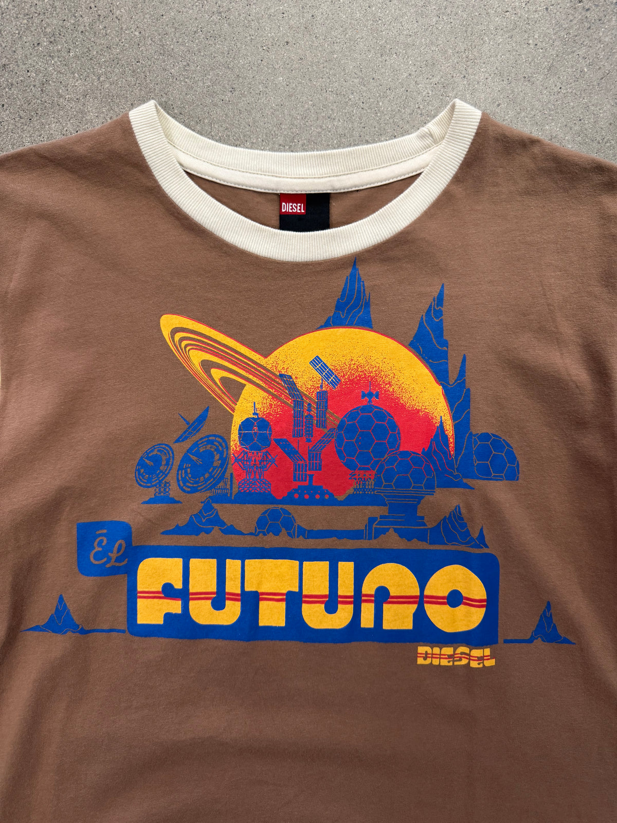 Diesel El Futuro Ringer T-Shirt - M