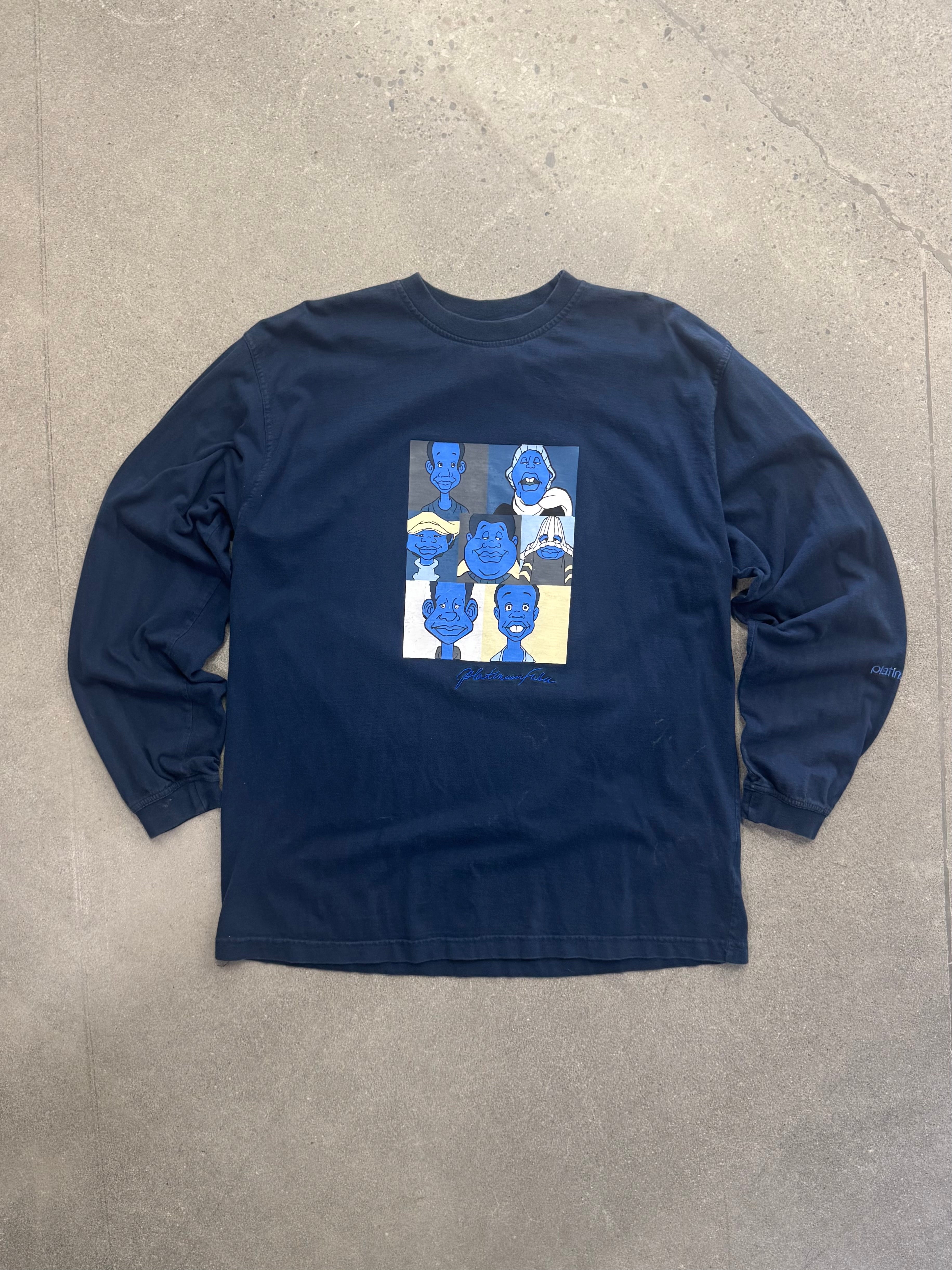 Platinum FUBU Fat Albert & The Junkyard Gang Langarmshirt - XL