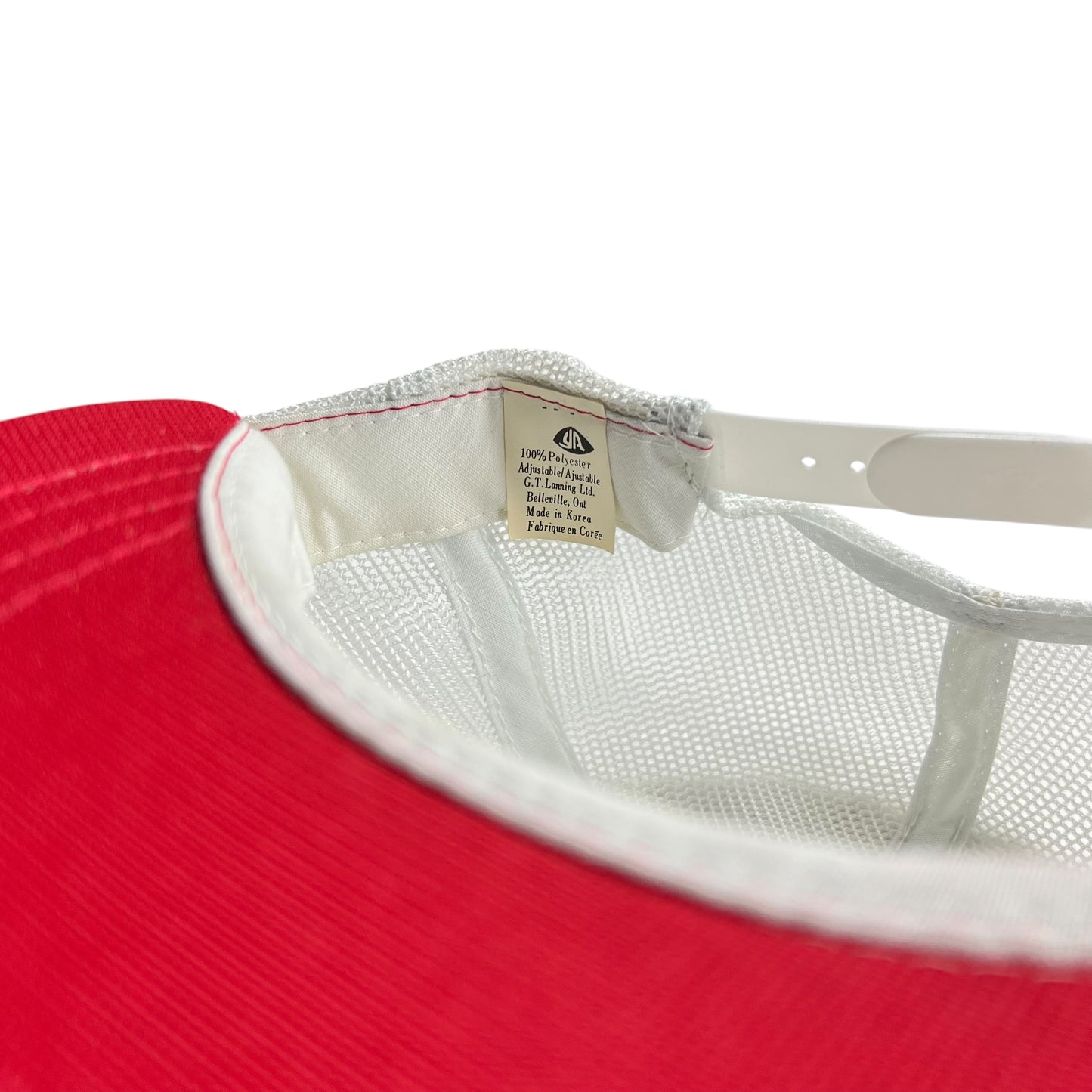 Red & White BJ Trading Post Trucker Hat