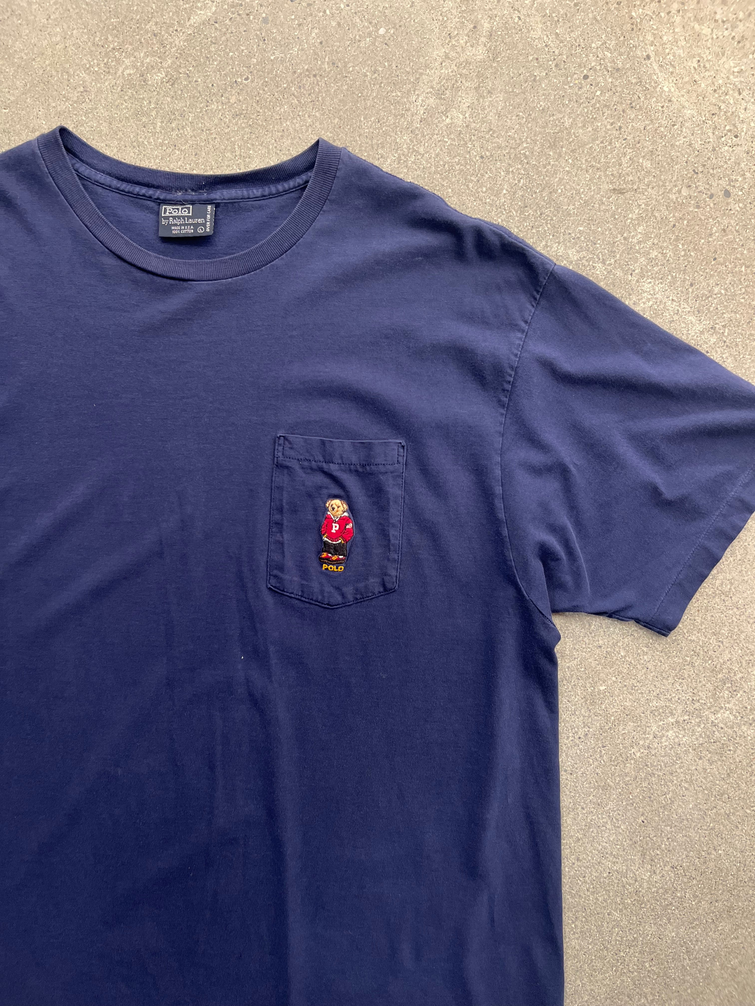 Polo By Ralph Lauren Polo Bear Pocket T-Shirt - XL