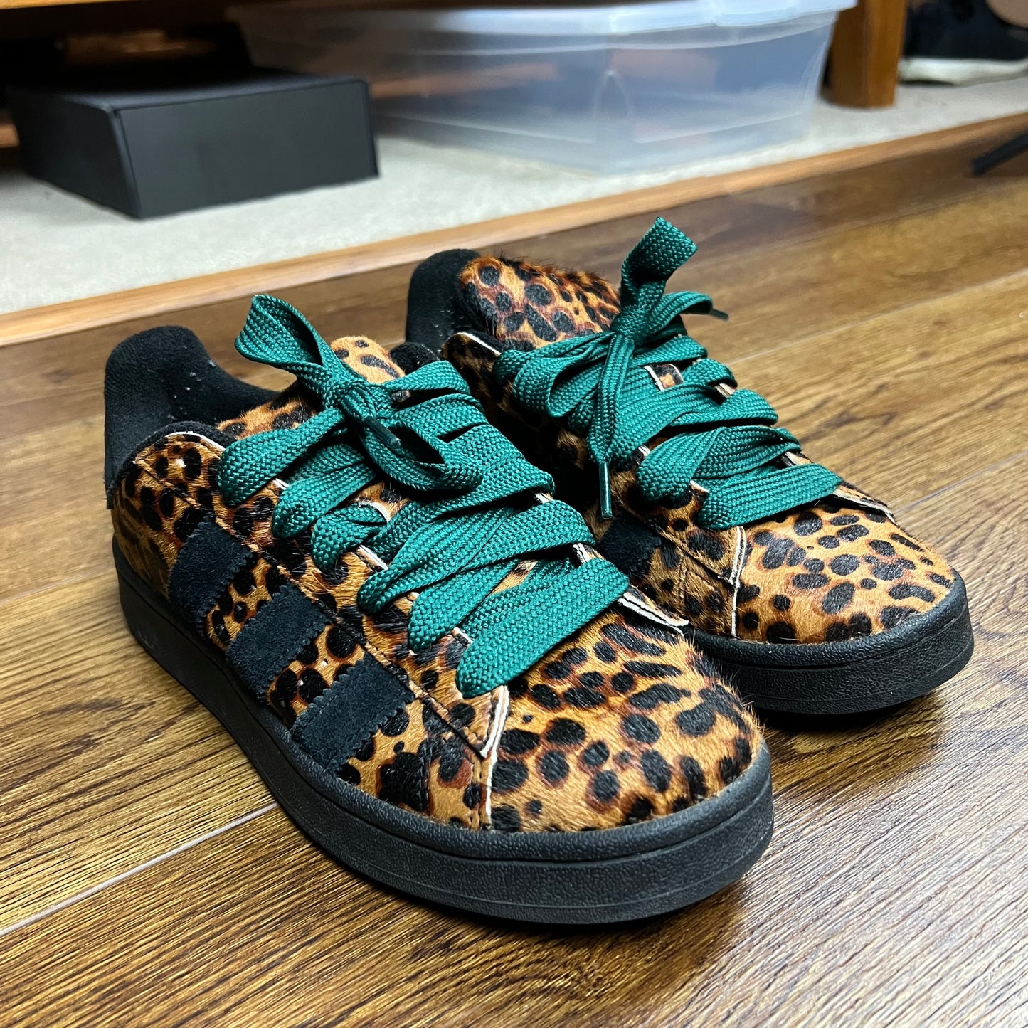 Adidas Campus 00s Cheetah Print Sneakers - 9US