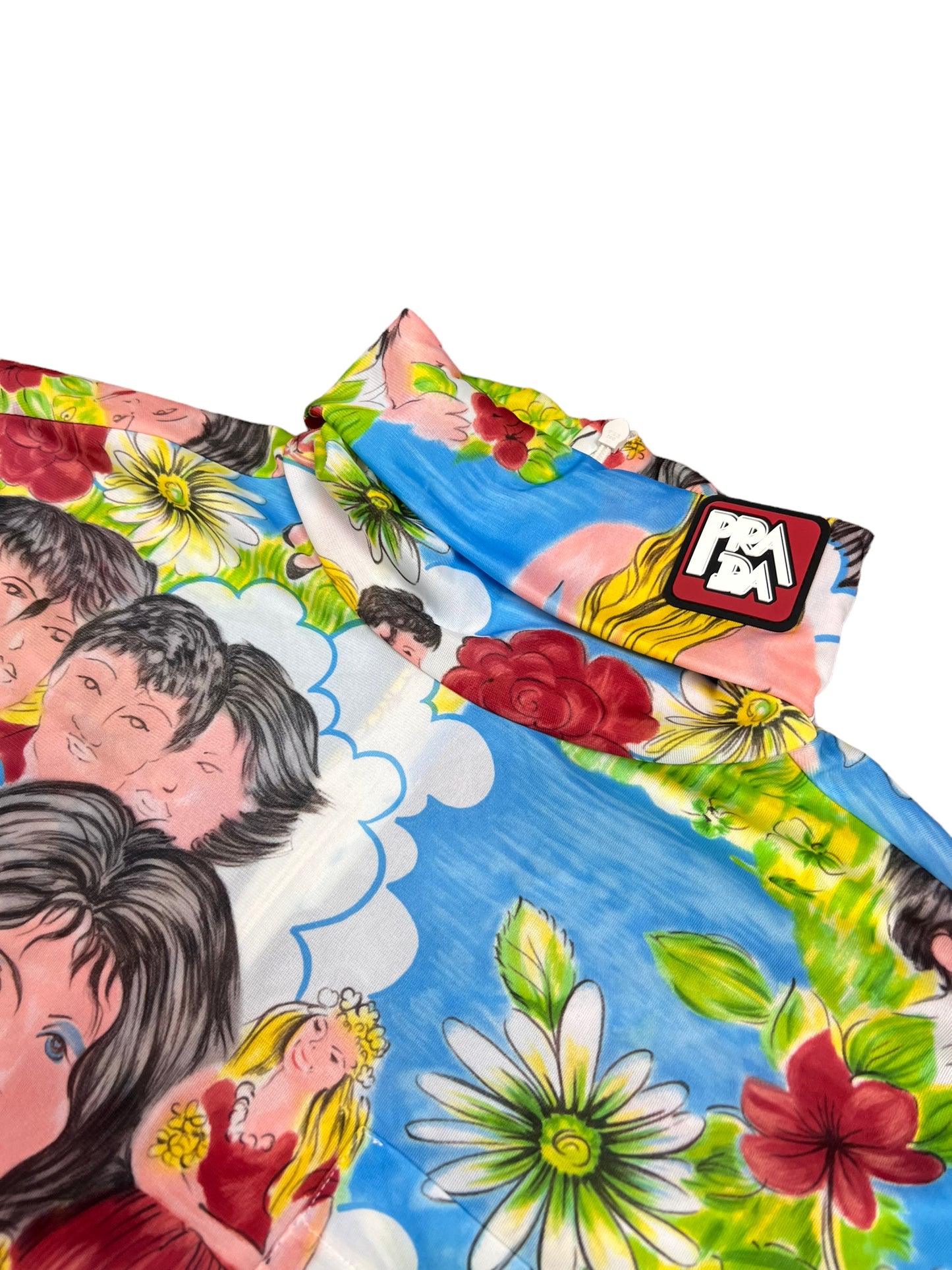 Prada Flashback Print Turtleneck - L