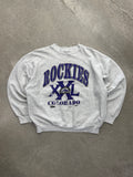 1990 Salem Sportswear Colorado Rockies MLB Crewneck Sweatshirt - M