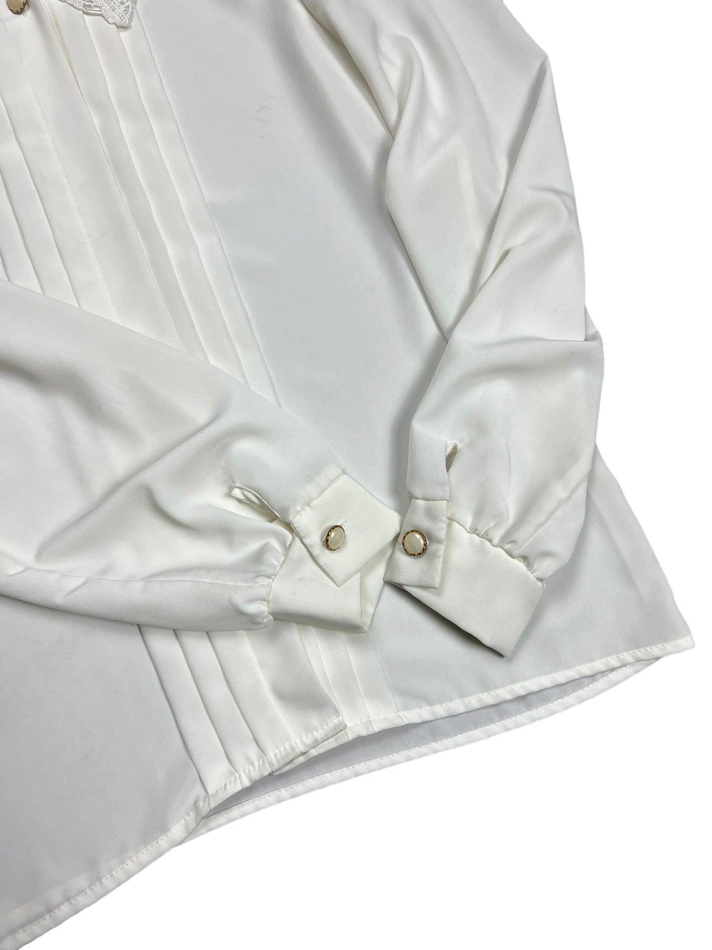 La Redoute White Laced Blouse - M