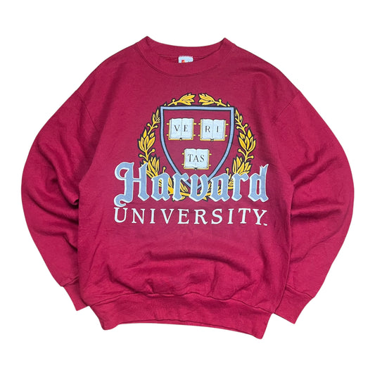 Harvard University Collegiate Crewneck Sweatshirt - L