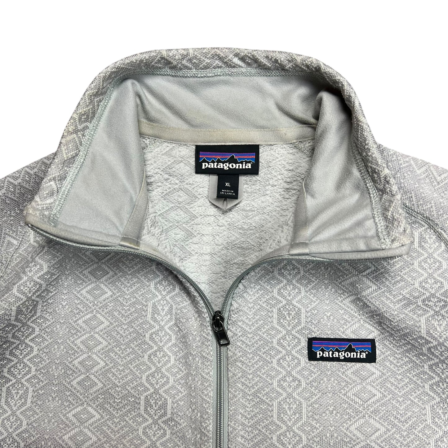 Patagonia Frozen Jacquard Salt Grey Better Sweater - L
