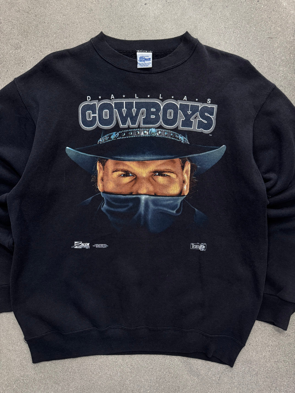 1992 Salem Sportswear Dallas Cowboys NFL Crewneck Sweatshirt - L