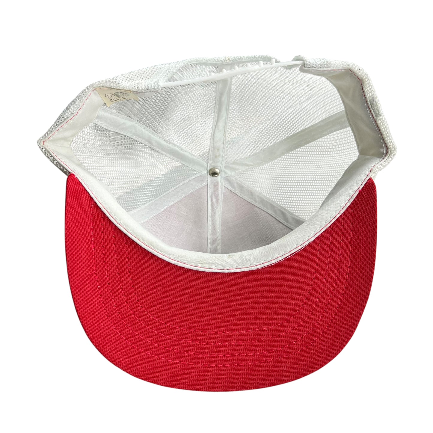 Red & White BJ Trading Post Trucker Hat
