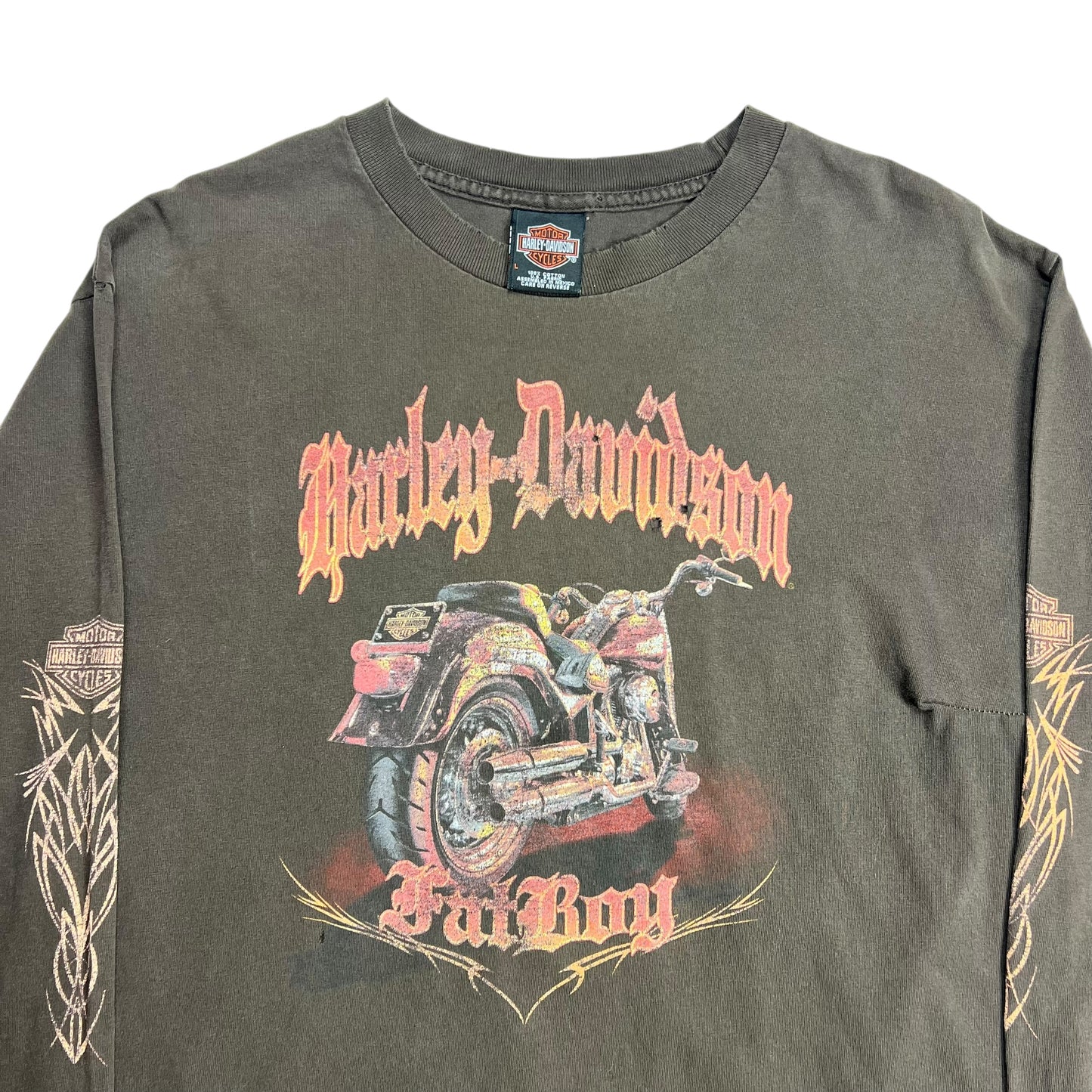 2006 Faded & Reworked Harley-Davidson “Chunky River” Long sleeve - L