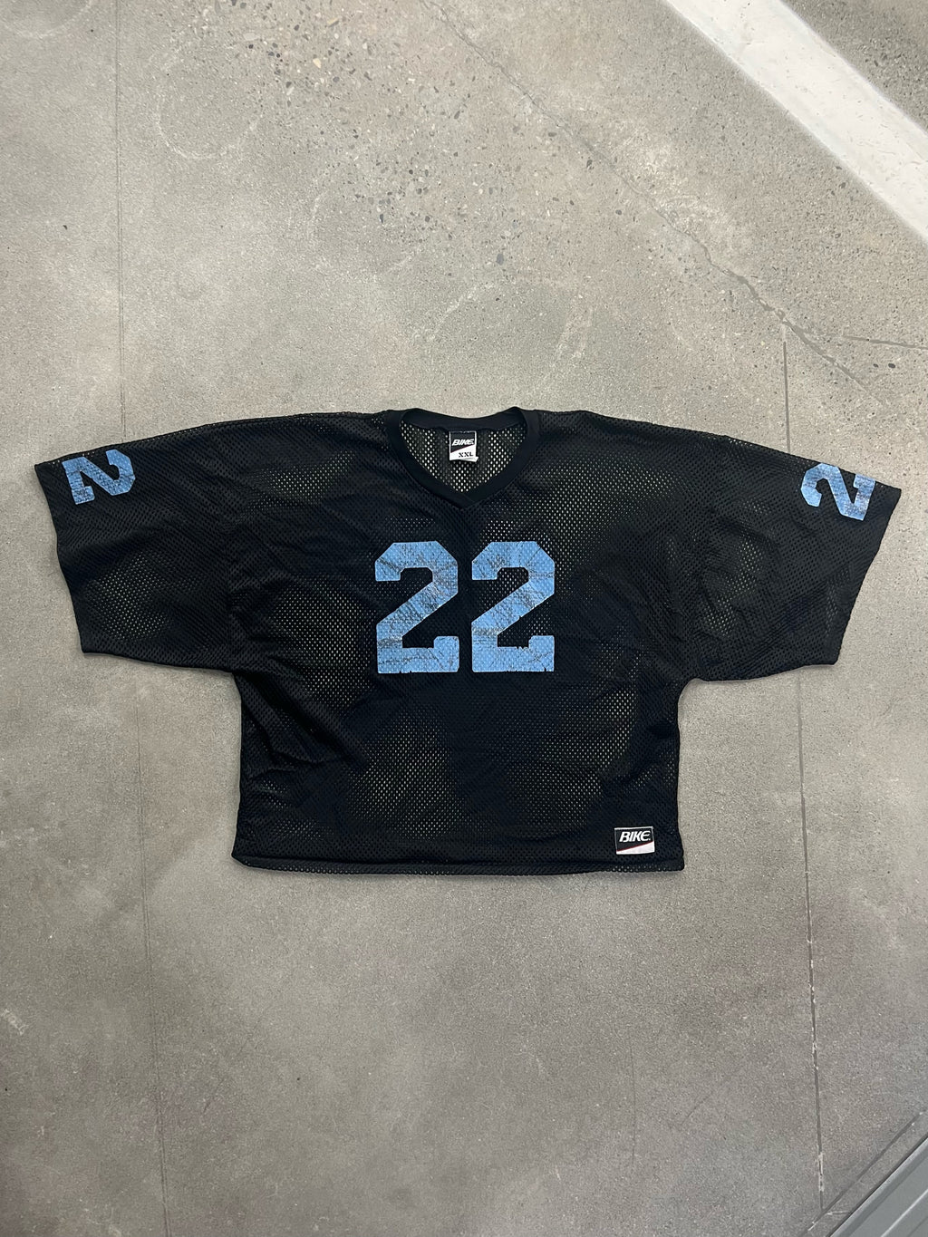 Bike Athletic Cropped Mesh Football Practice Jersey - XXL