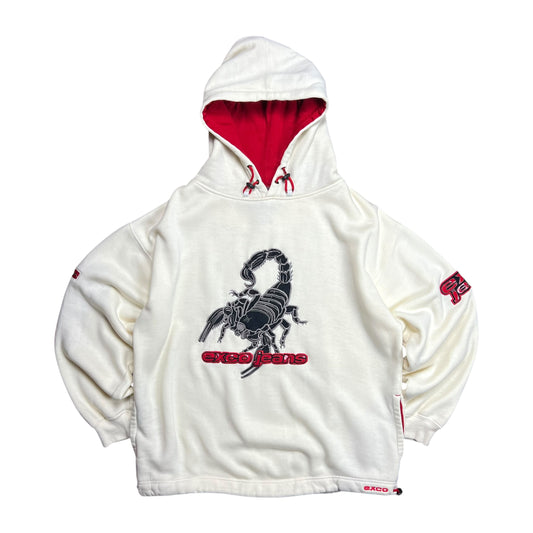 Exco Jeans Baggy Cream Scorpion Hoodie - XL