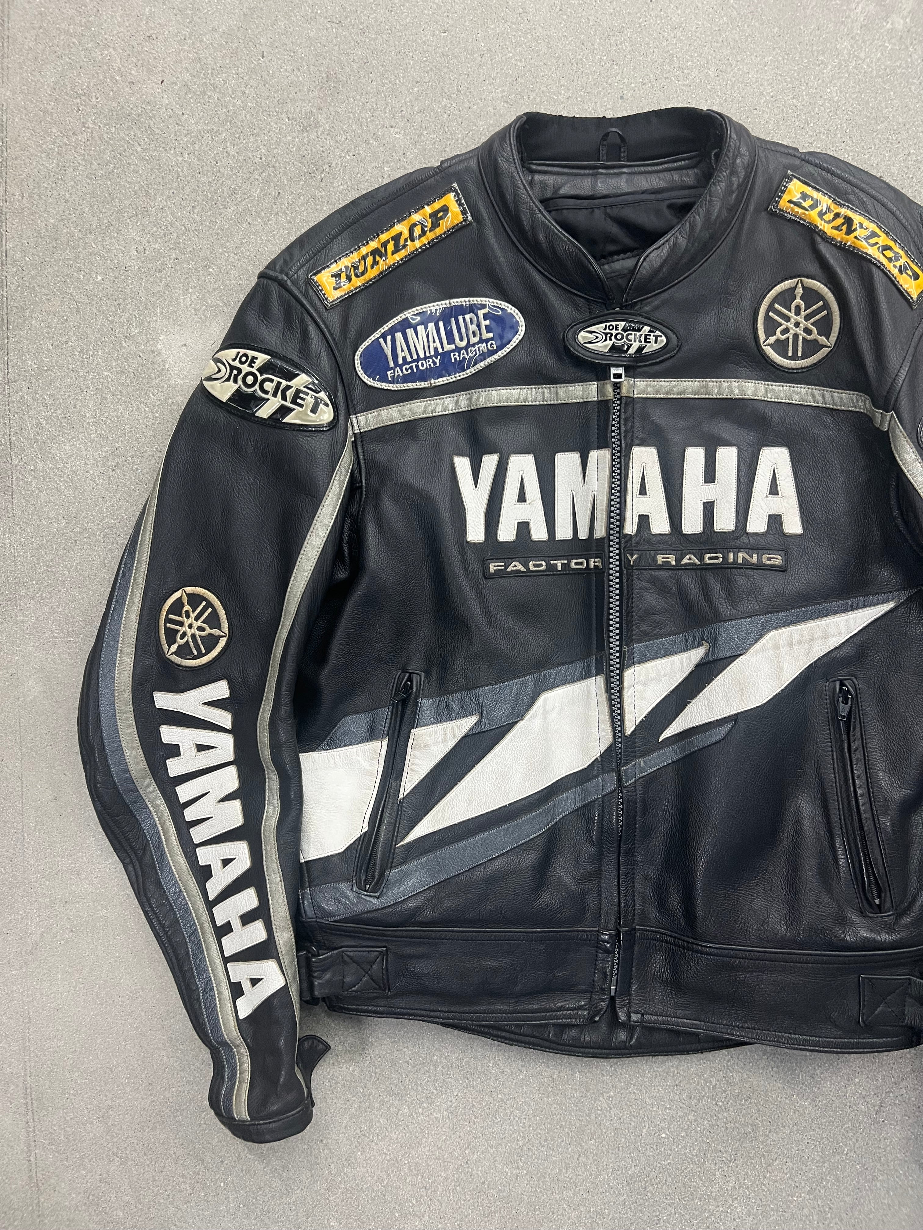 Yamaha Leather Motorcycle Jacket - L