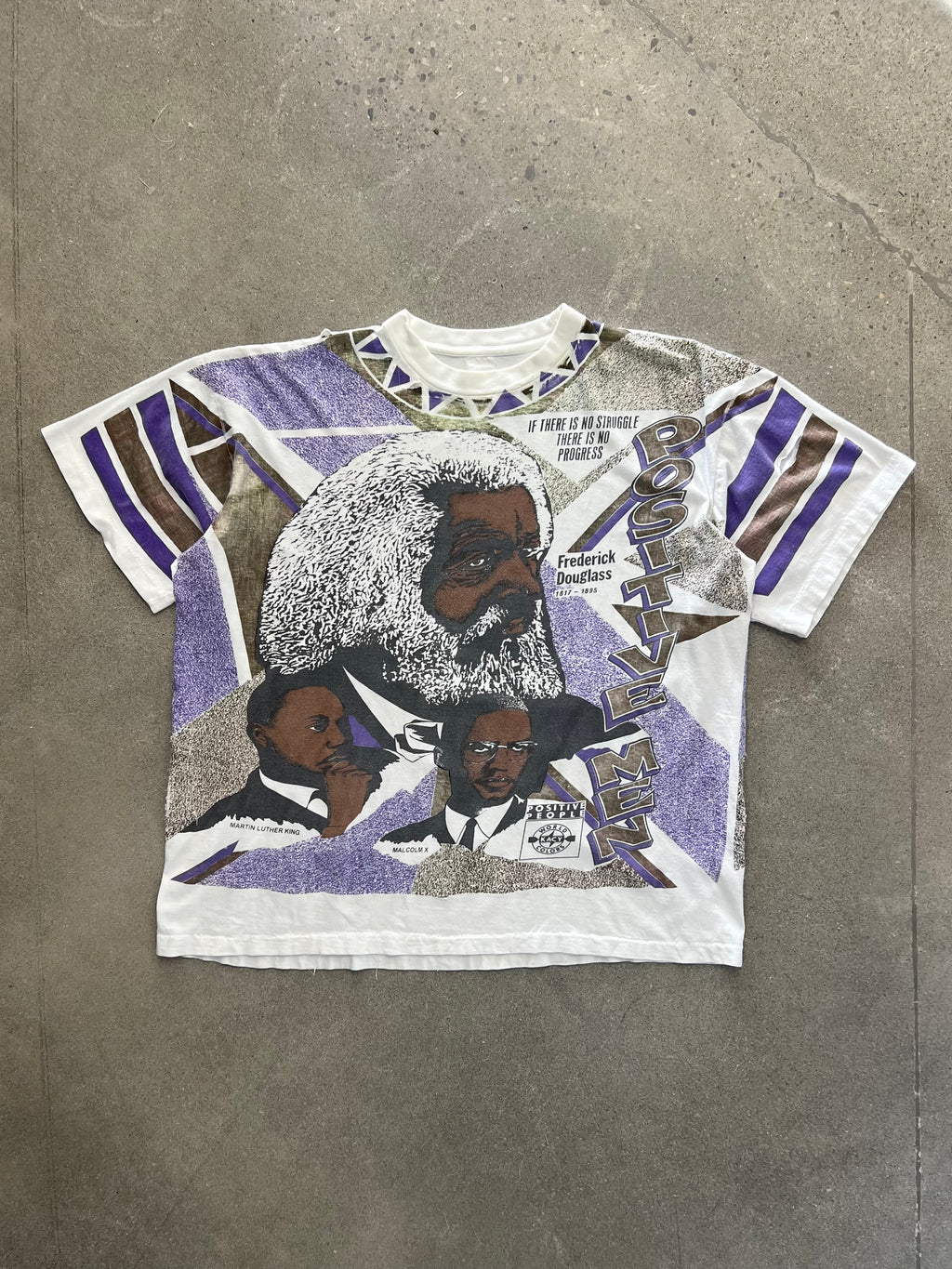 Kacy World Colors Positive Black Men History T-Shirt - XL