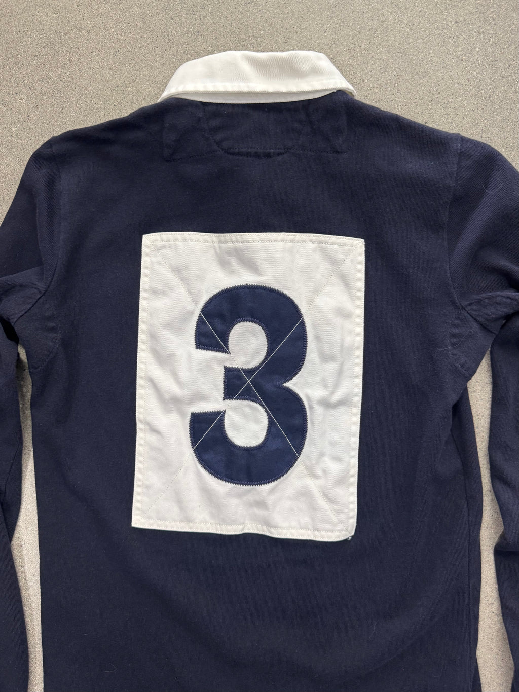 Ralph Lauren Collegiate Crest Rugby Shirt - S