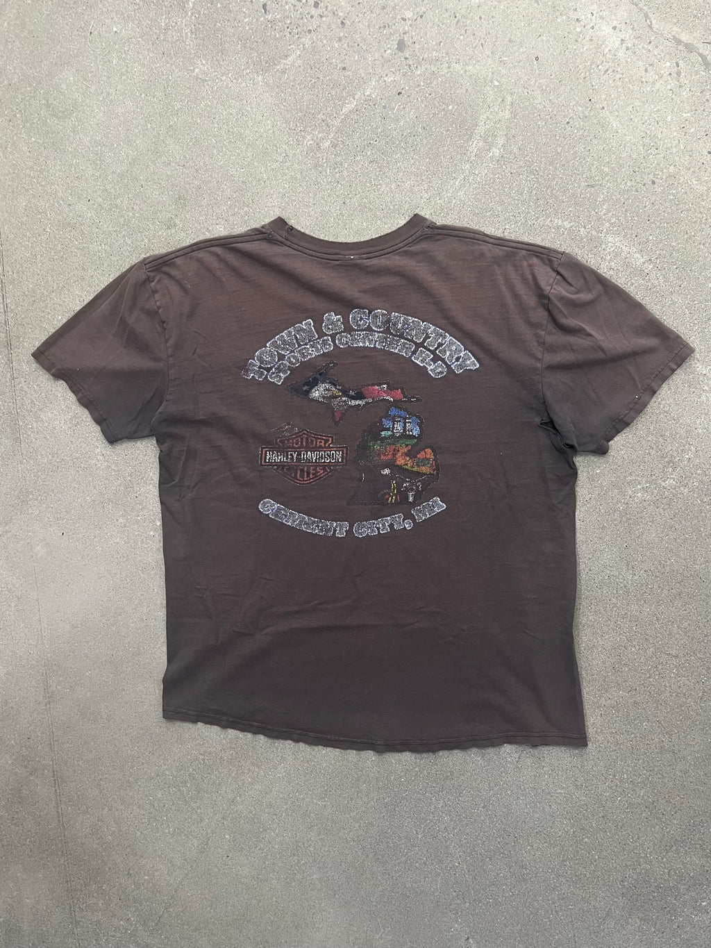 Faded 2010 Harley-Davidson Pocket T-Shirt - L