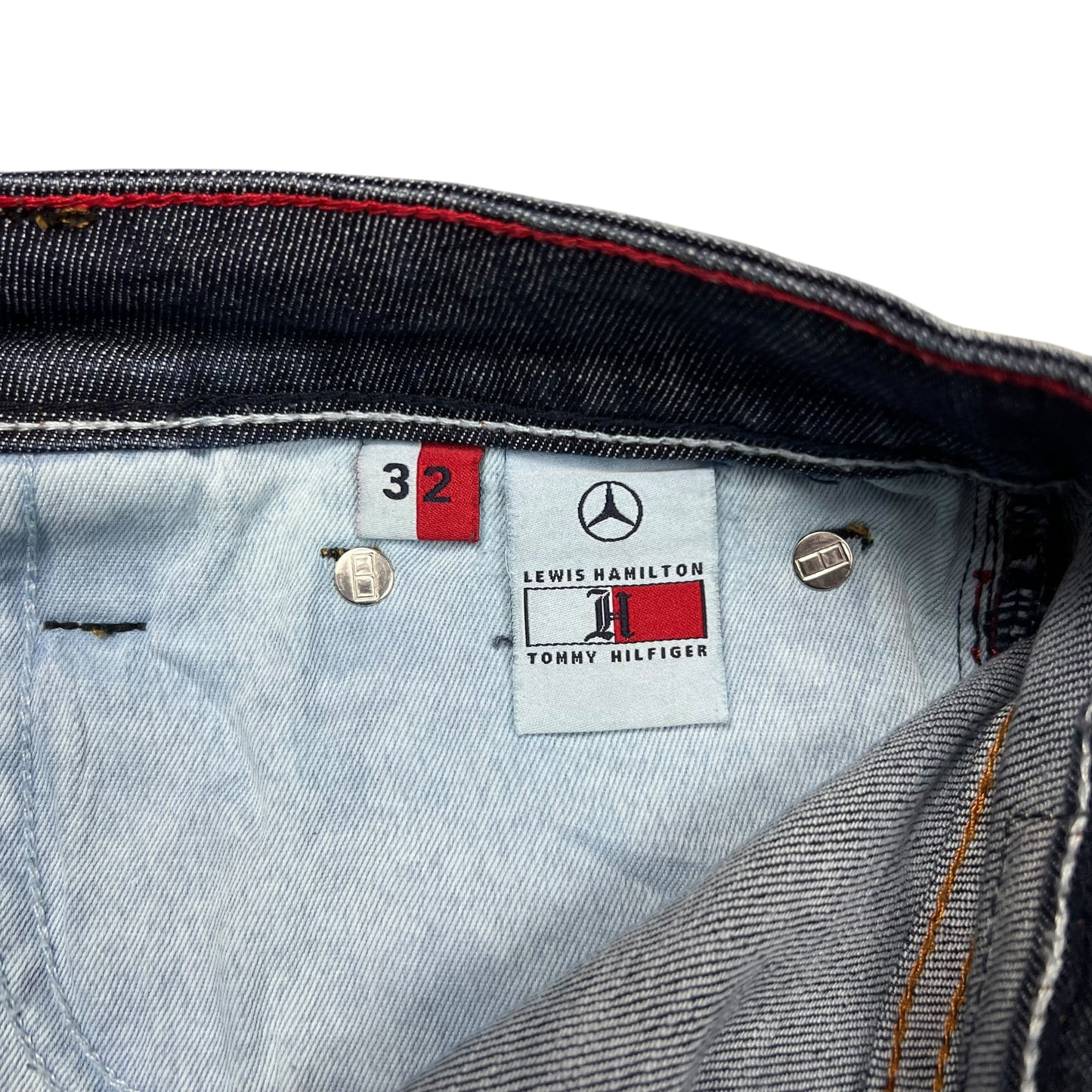 Tommy Hilfiger x Lewis Hamilton Faded & Distressed Looney Tunes Jeans - 32"