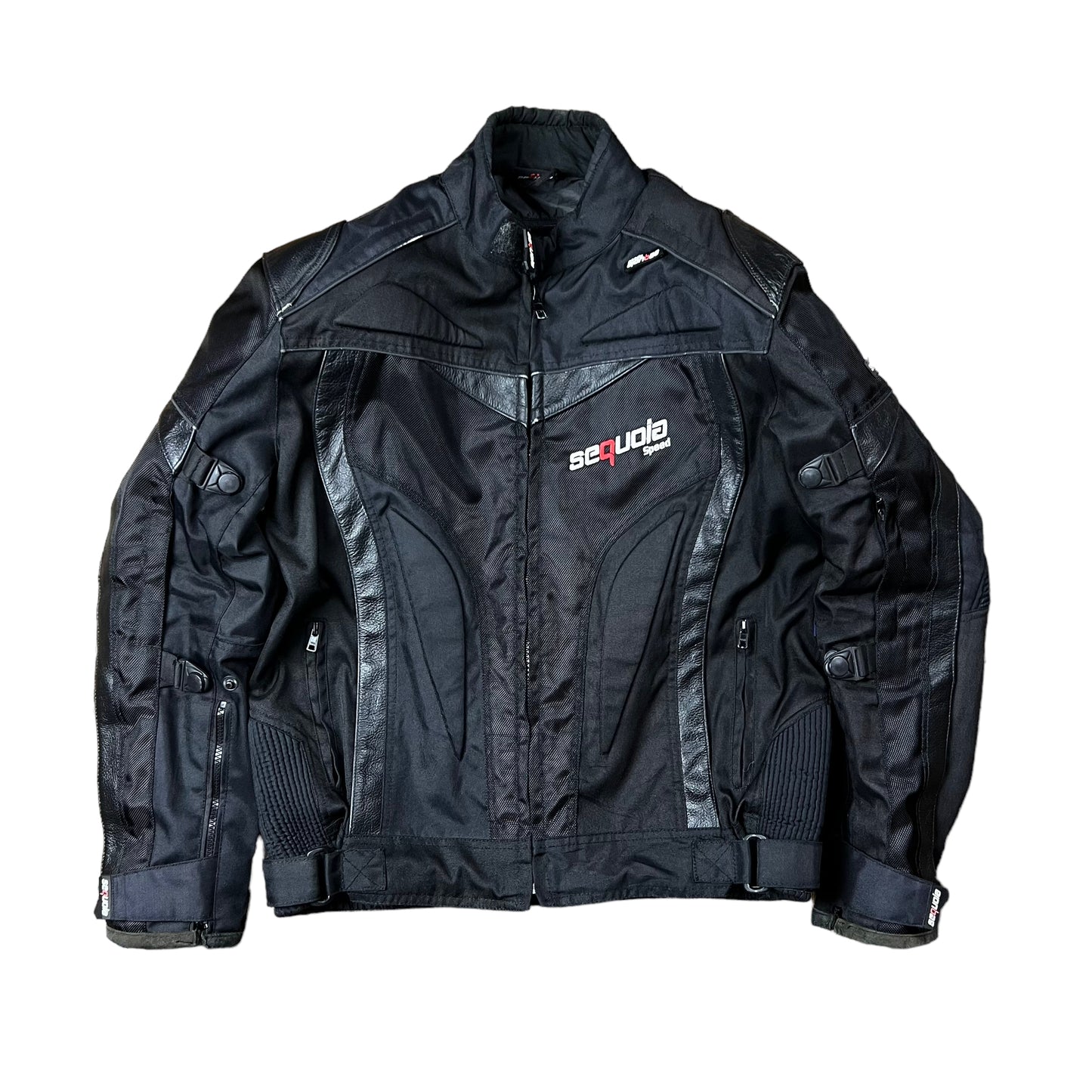 Black Sequola Motorcycle Jacket - M