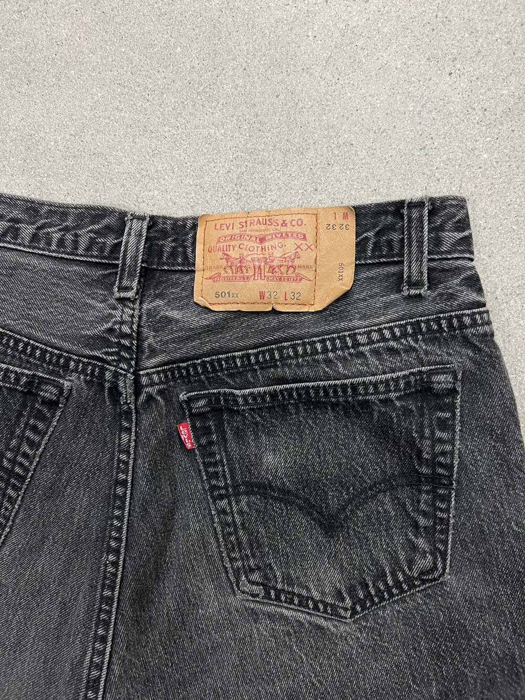 Faded Levi’s 501XX Jean Shorts - 31”