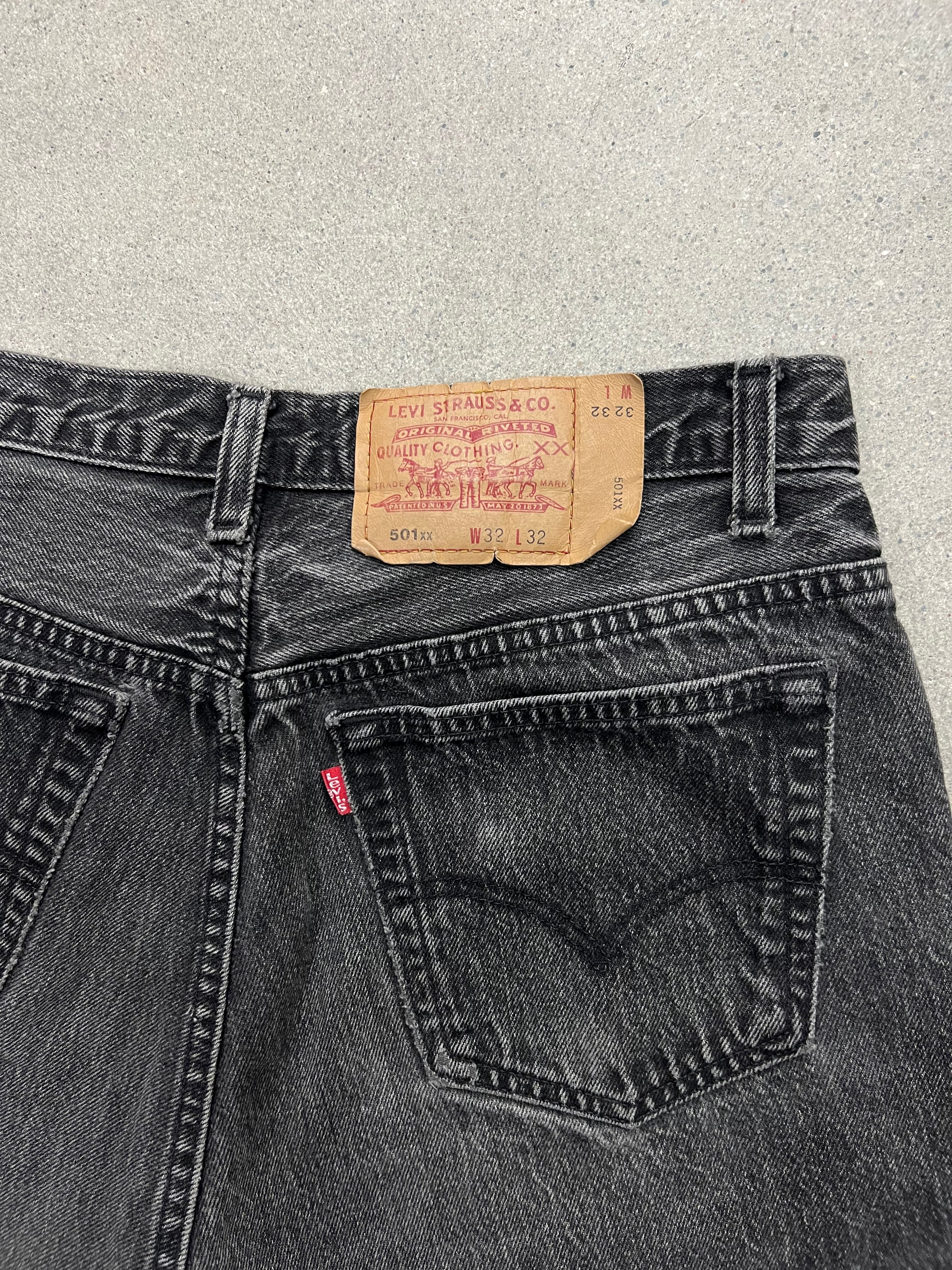 Faded Levi’s 501XX Jean Shorts - 31”