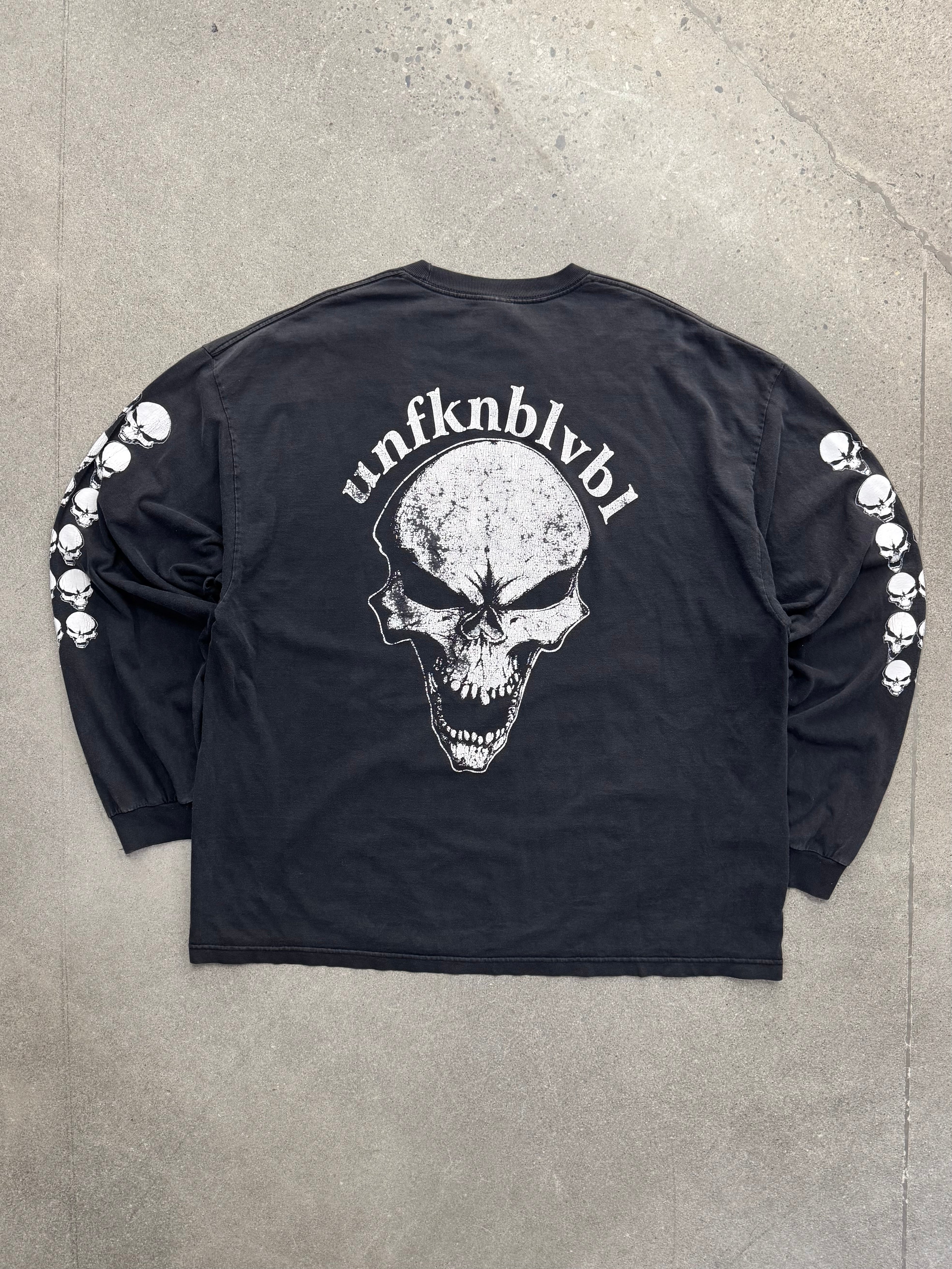 Unfknblvbl Motorcycle Skull Long Sleeve Shirt - XXXL