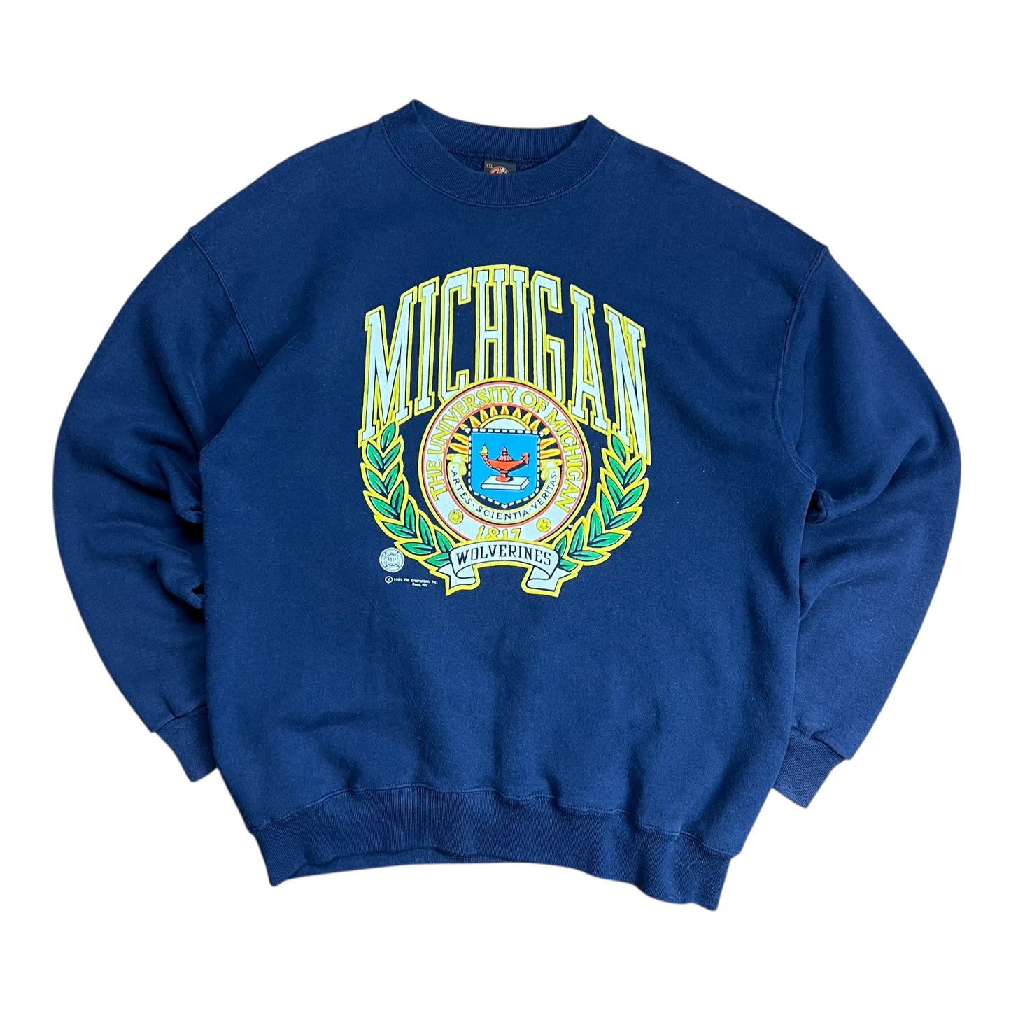 1989 Michigan Wolverines University Crewneck - XL