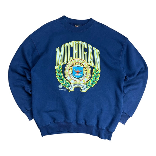 1989 Michigan Wolverines University Crewneck - XL