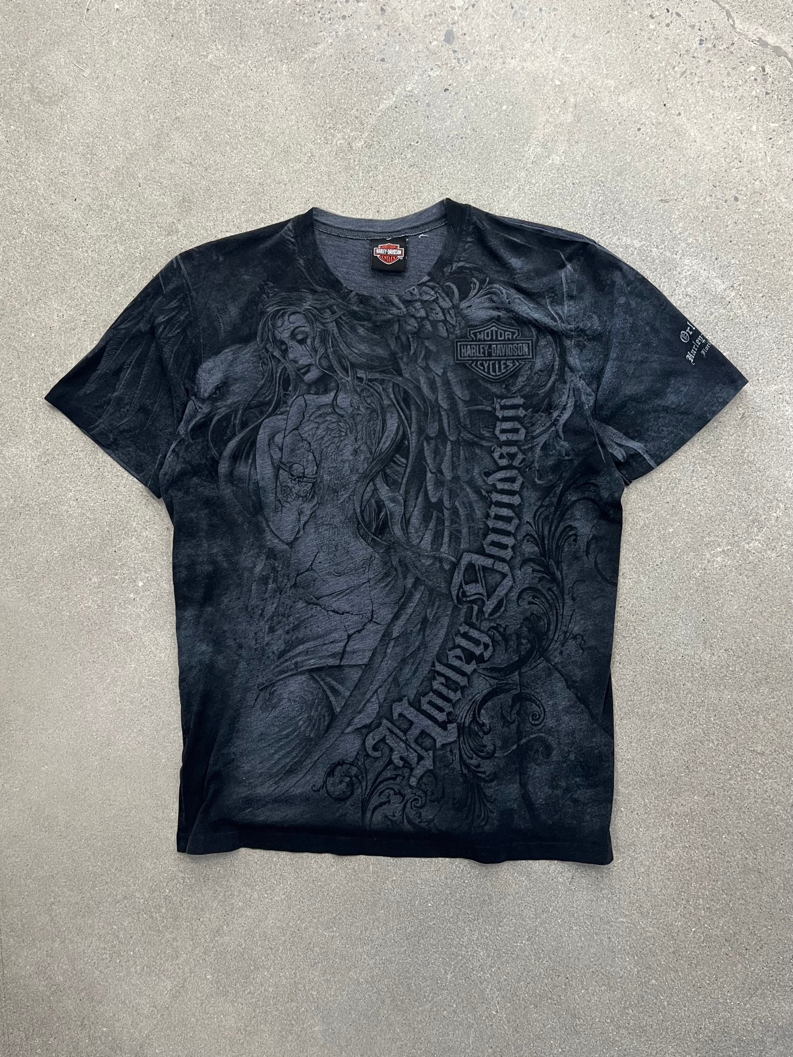Harley-Davidson Gothic Angel T-Shirt - XL